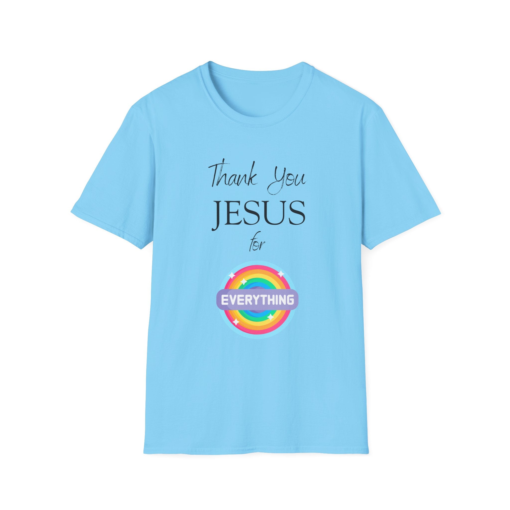 Thank You Jesus For Everything T-Shirt | Christian Faith Tee