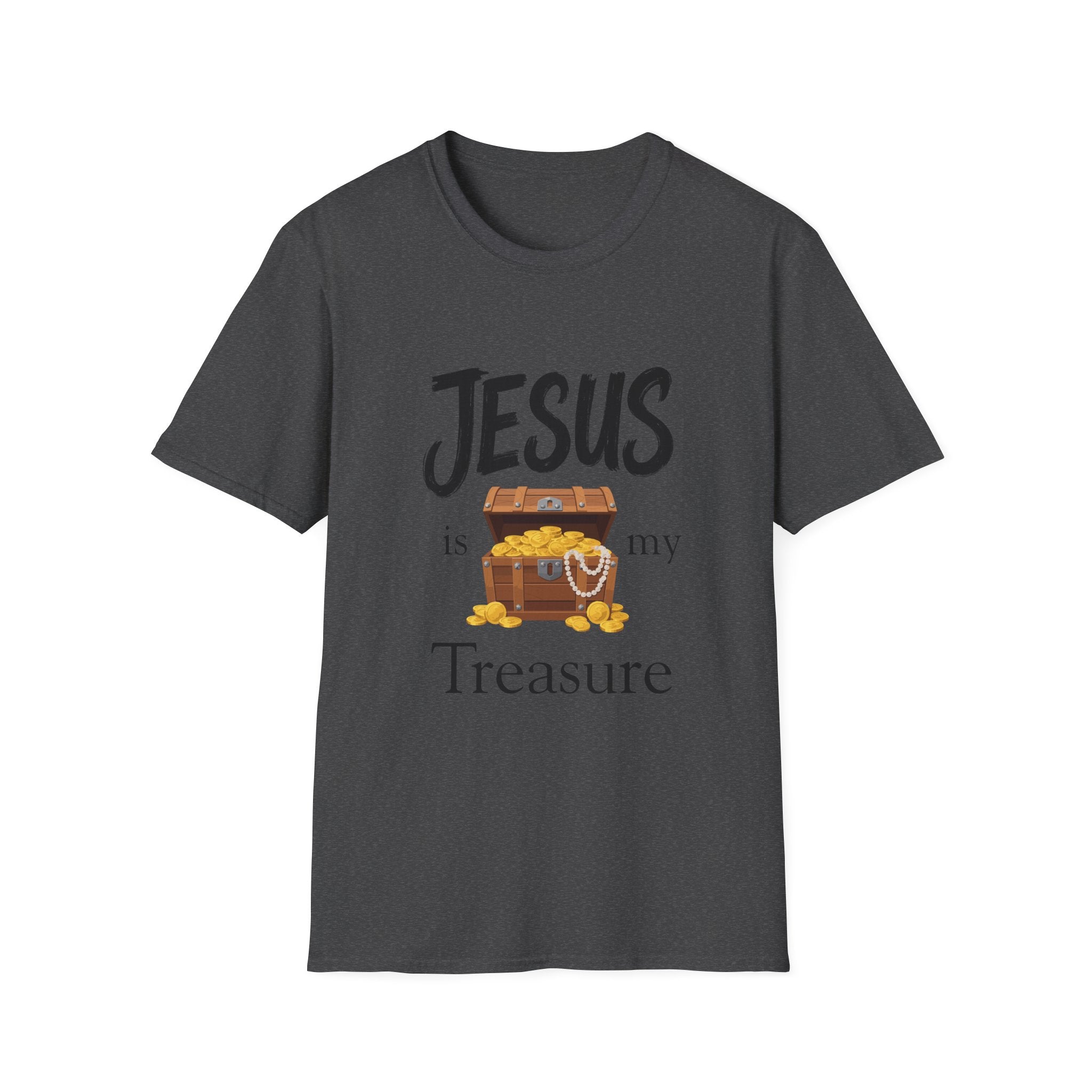 Jesus Is My Treasure T-Shirt — Christian Faith Graphic Tee