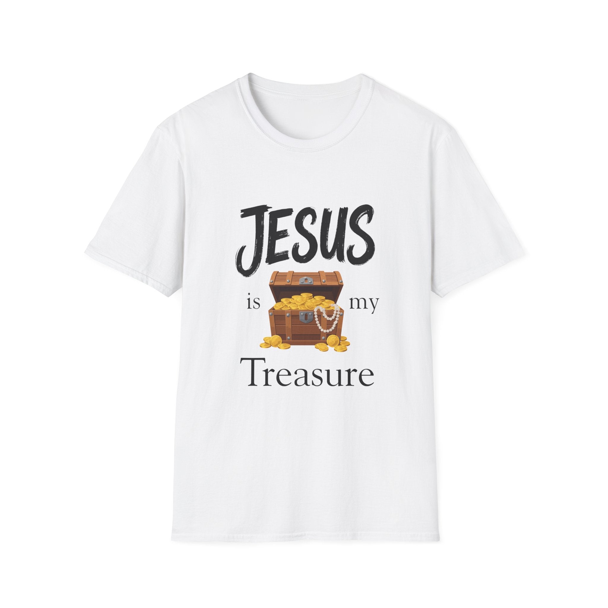 Jesus Is My Treasure T-Shirt — Christian Faith Graphic Tee