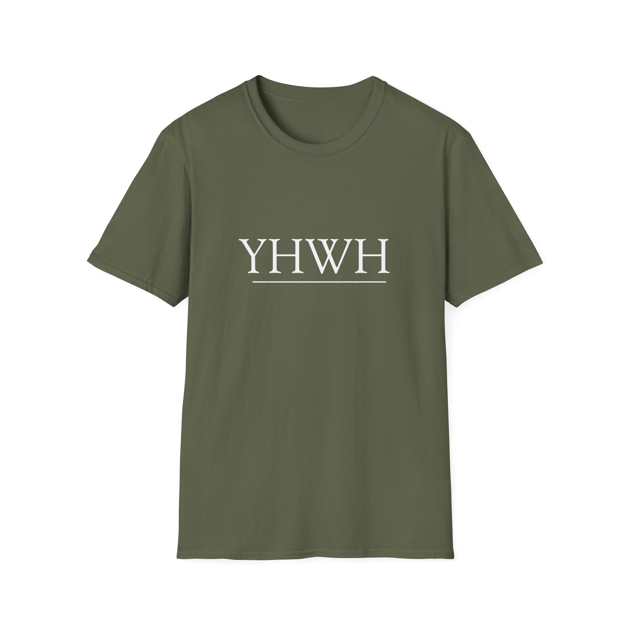 YHWH Faith T-Shirt — Minimalist Christian Scripture Tee