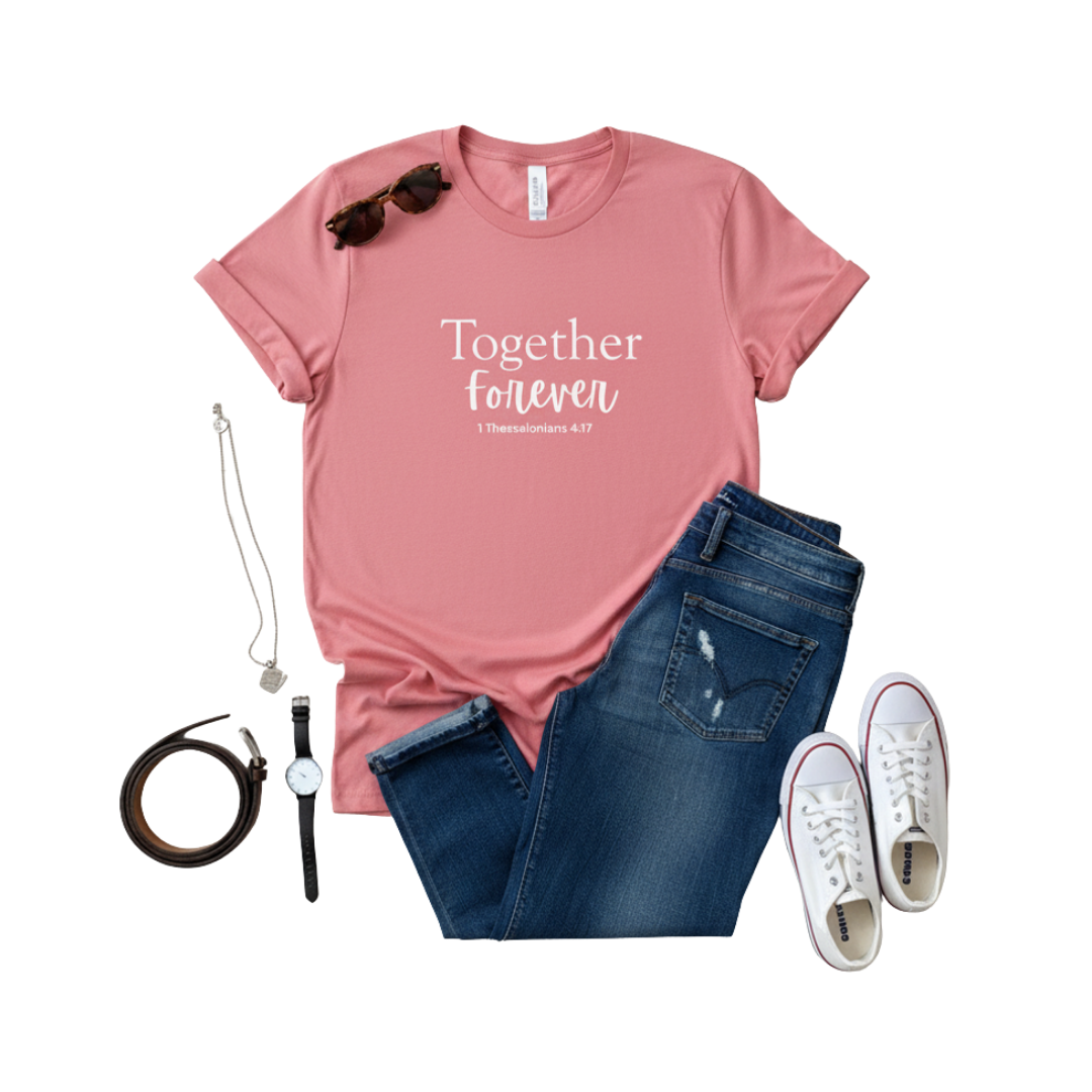 Together Forever Live Your Faith T-Shirt | Christian Faith Tee