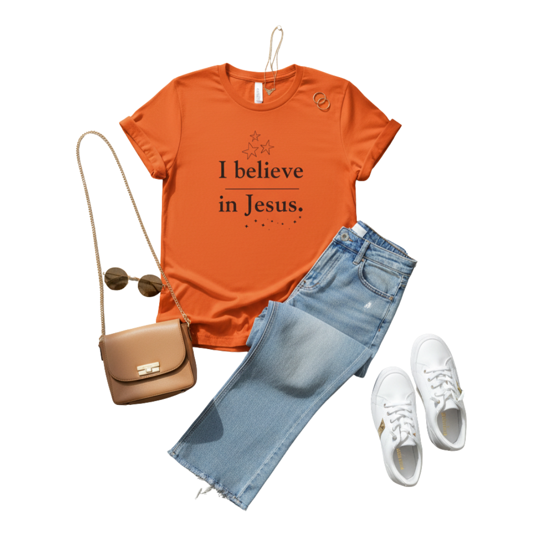 I Believe in Jesus Christian Faith T-Shirt