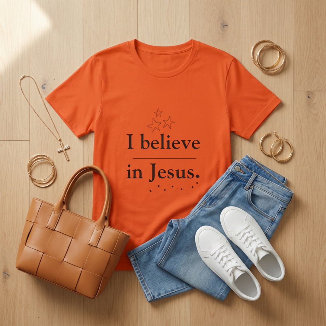 I Believe in Jesus Christian Faith T-Shirt