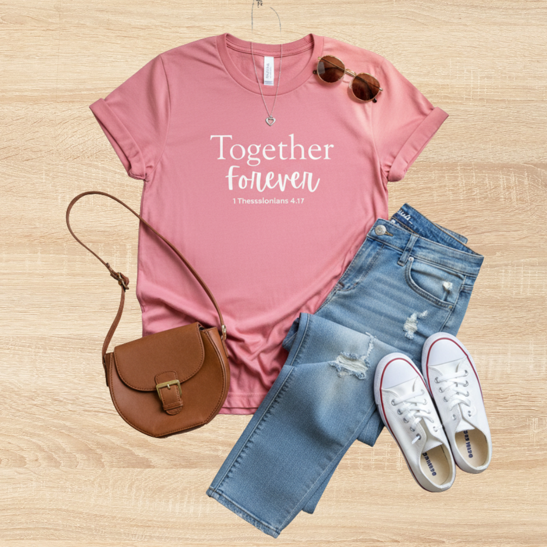 Together Forever Live Your Faith T-Shirt | Christian Faith Tee