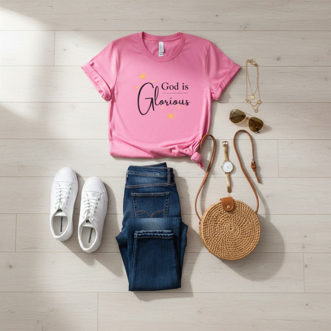God Is Glorious T-Shirt — Christian Faith Inspirational Tee