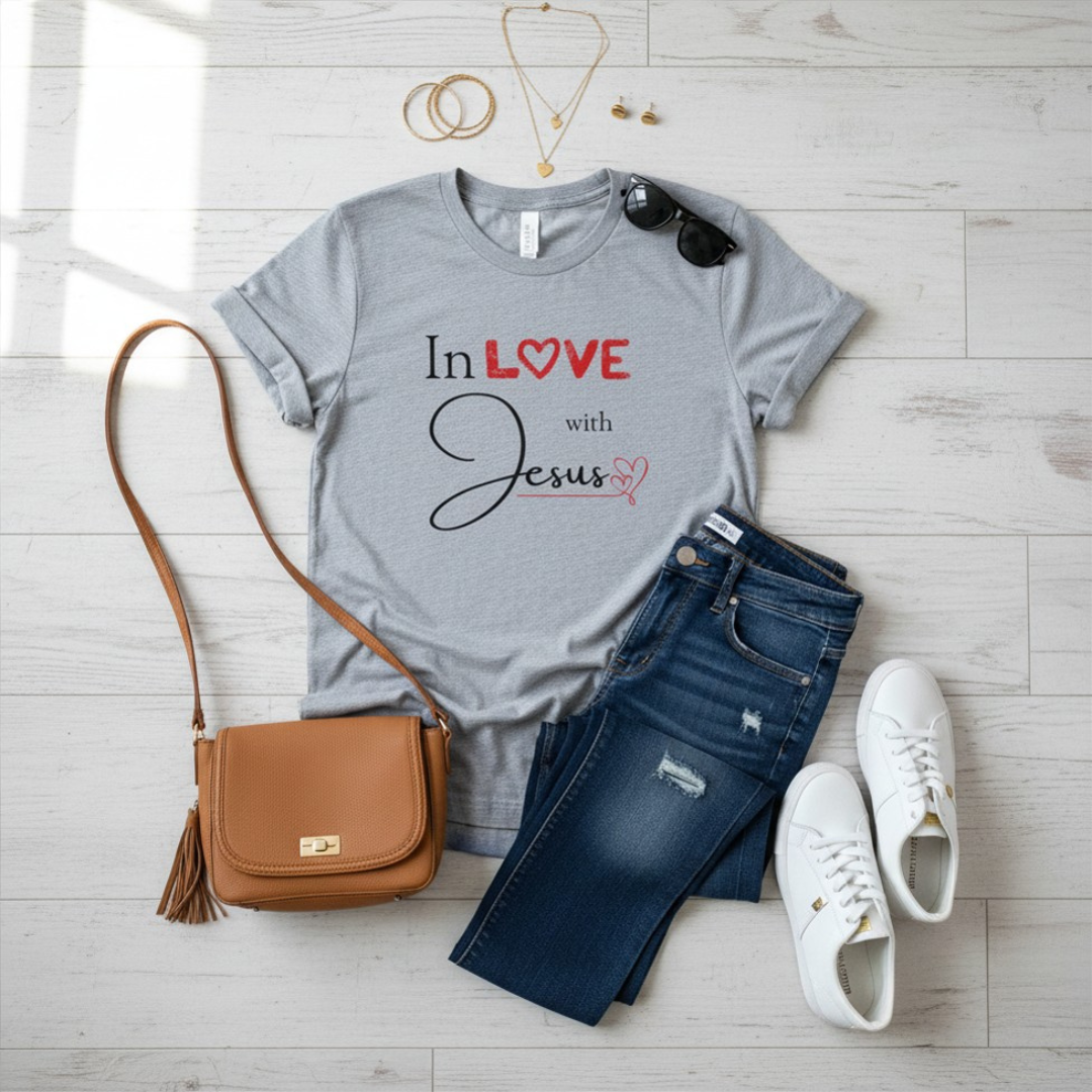 In Love With Jesus T-Shirt — Christian Faith Tee