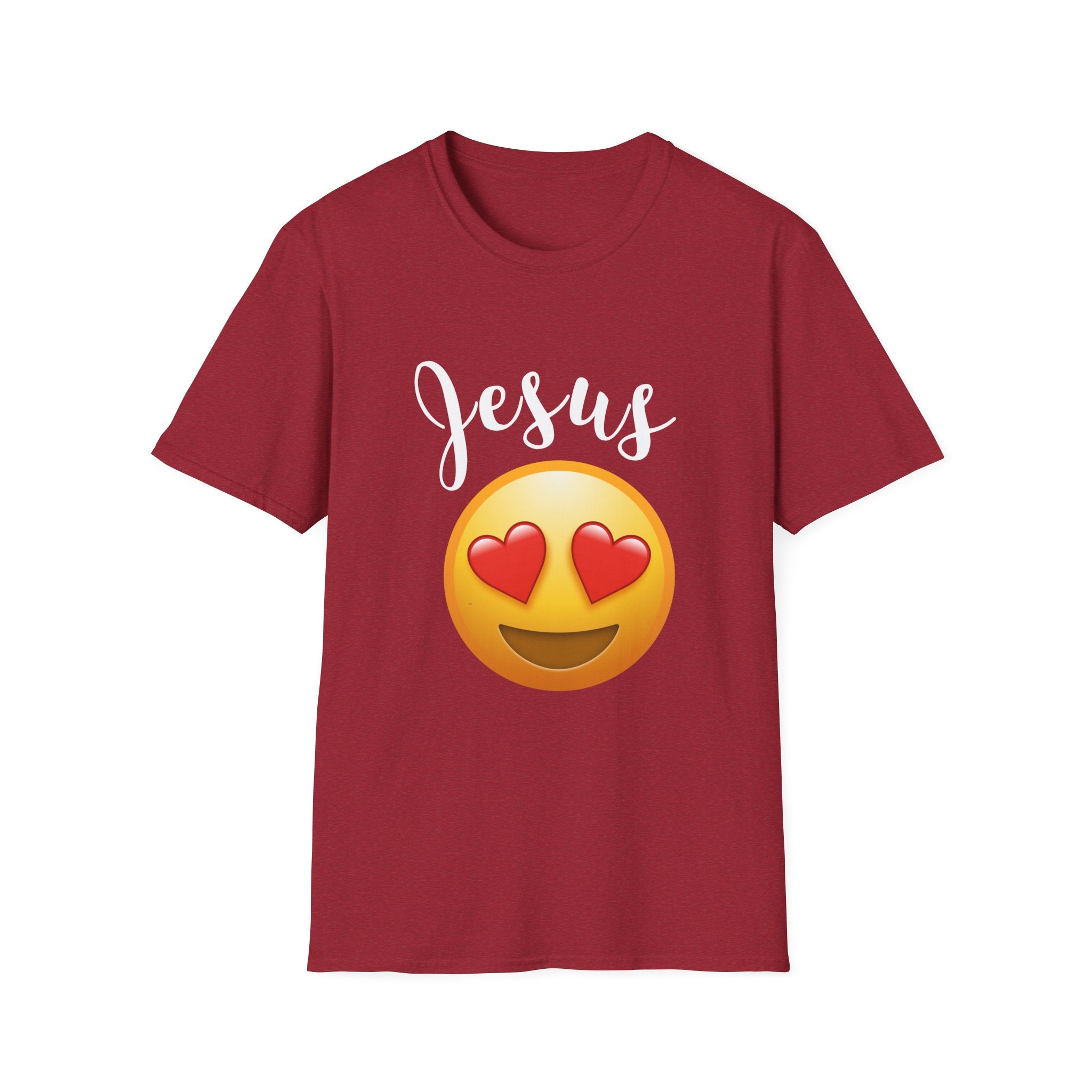 Heart Eyes for Jesus Emoji T-Shirt — Love Reaction Tee