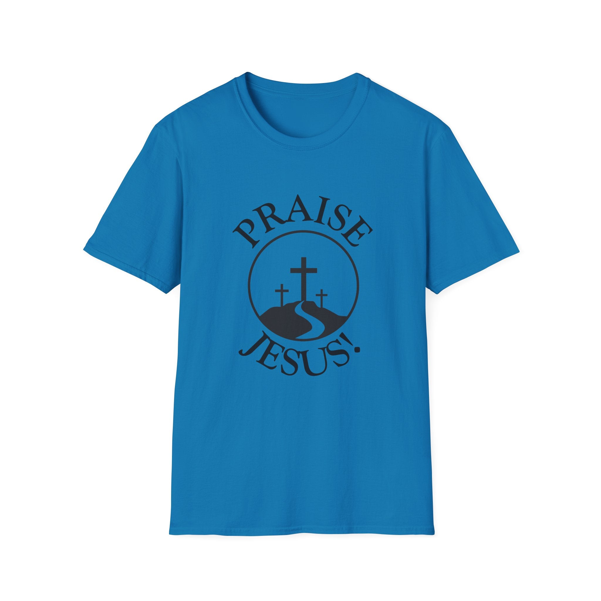 Praise Jesus T‑Shirt — Christian Faith Cross Tee