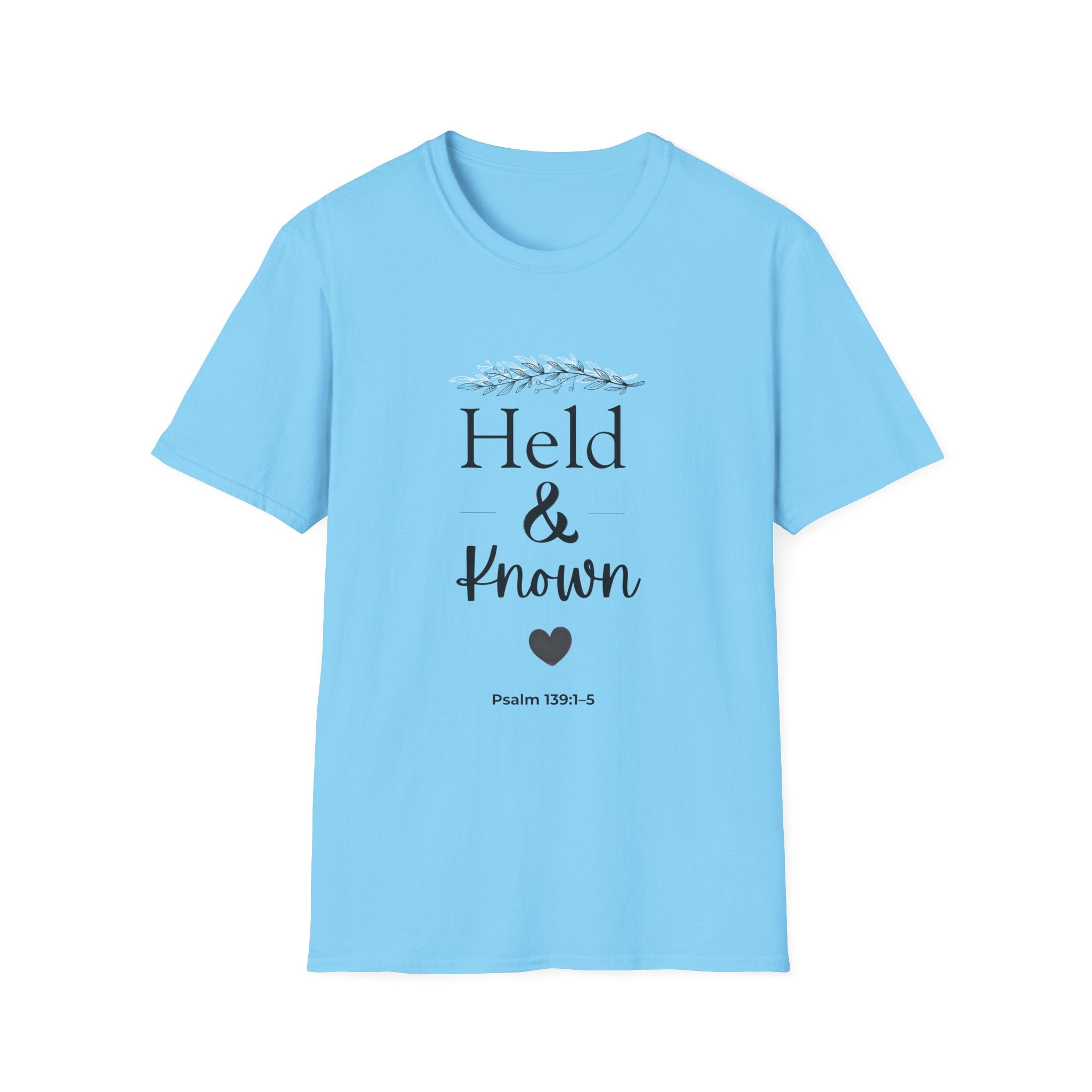 Held & Known Psalm 139:14 T-Shirt | Christian Scripture Shirt, Faith Tee
