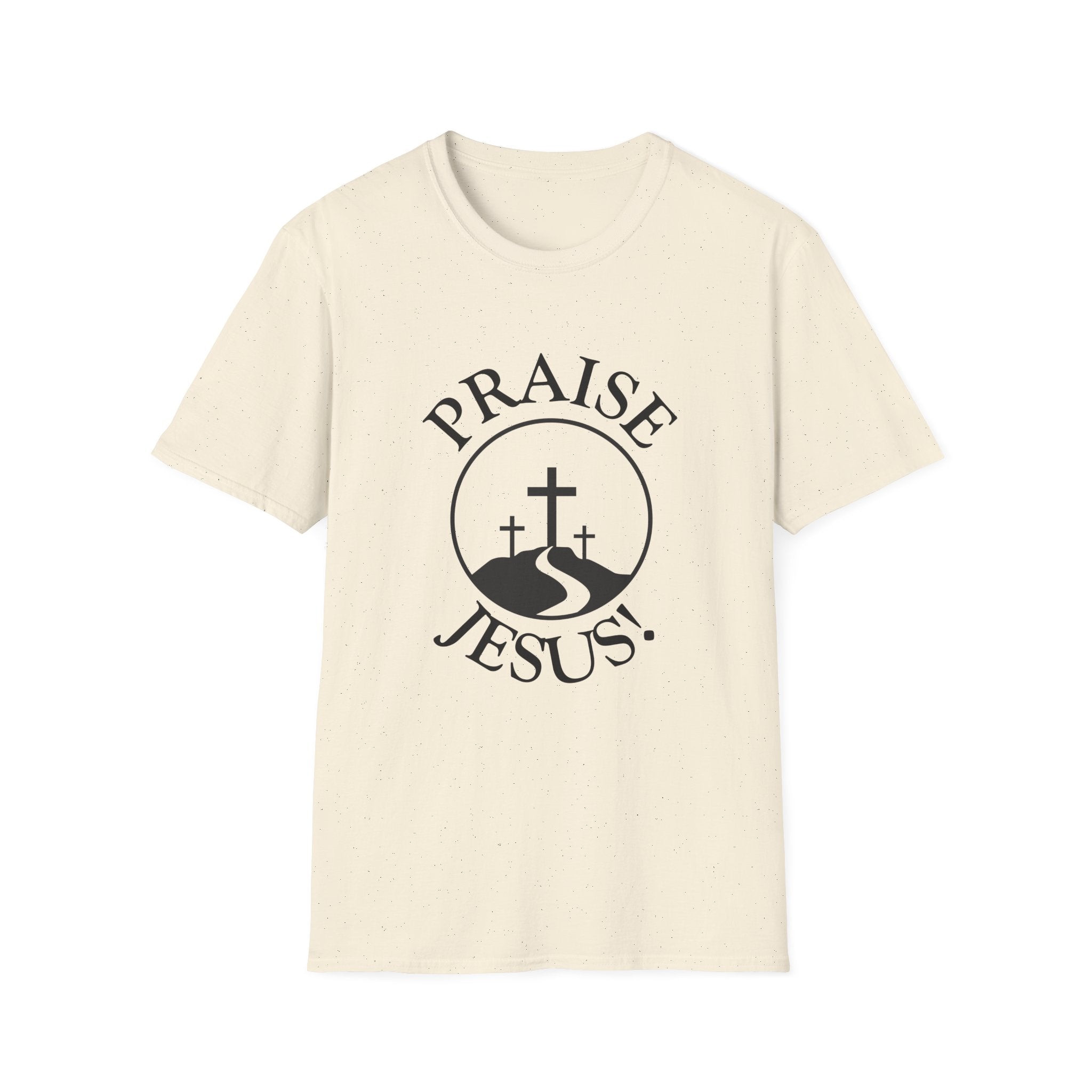 Praise Jesus T‑Shirt — Christian Faith Cross Tee