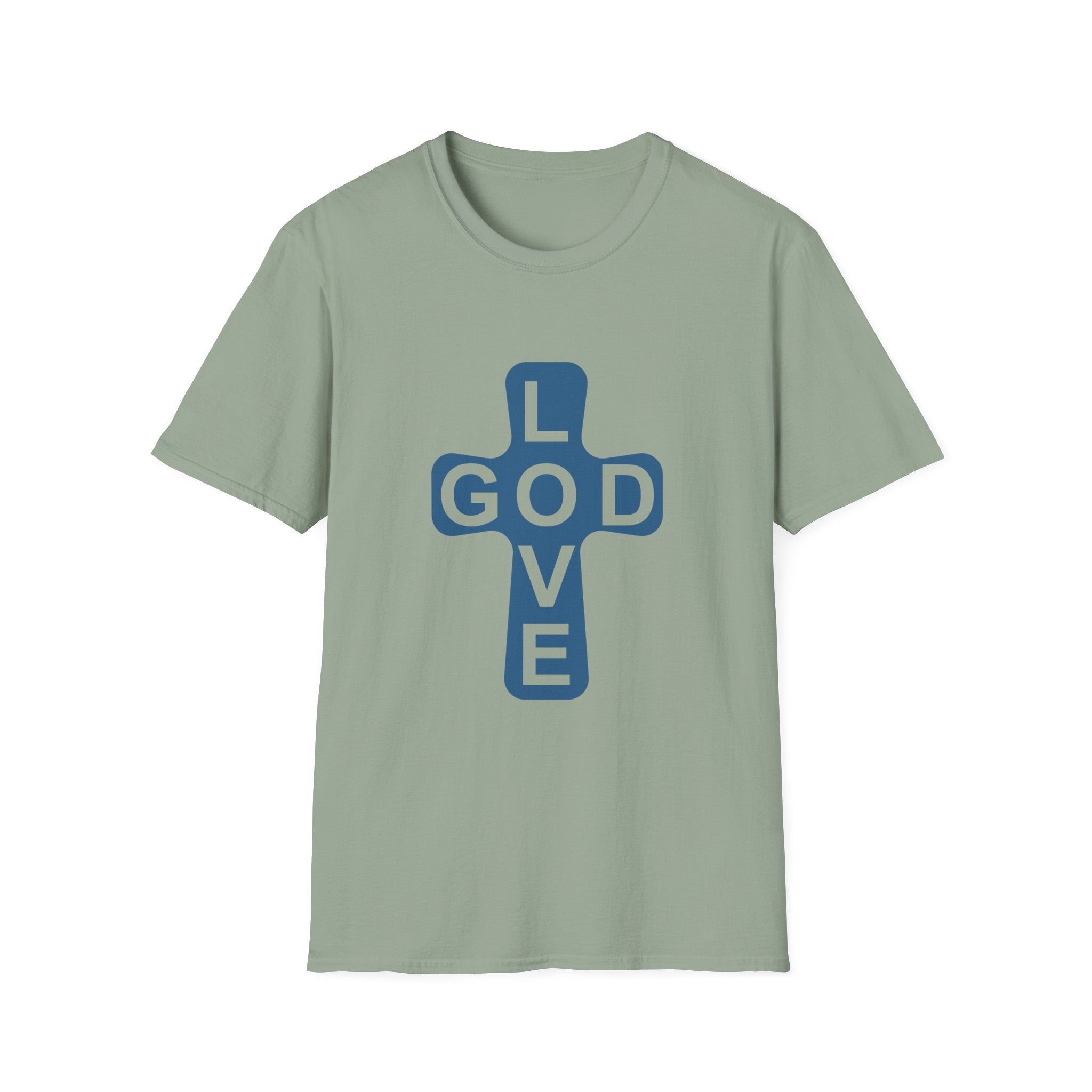 Love God Cross T-Shirt — Christian Faith Tee