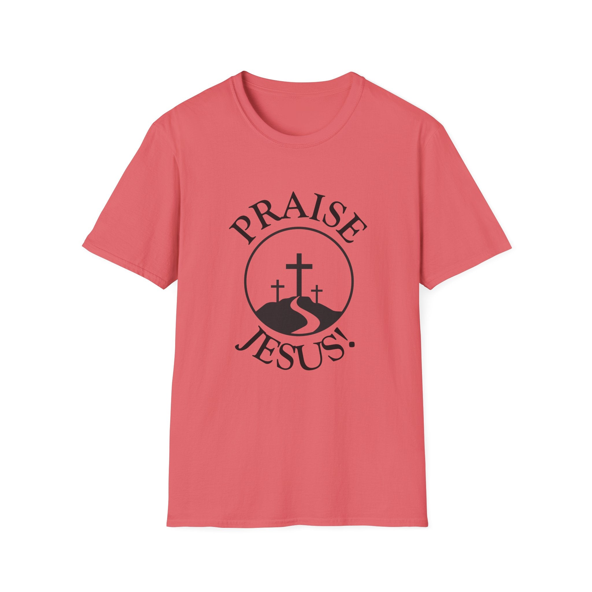 Praise Jesus T‑Shirt — Christian Faith Cross Tee