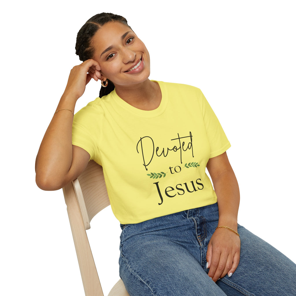 Devoted to Jesus T-Shirt — Faith-Based Christian Tee