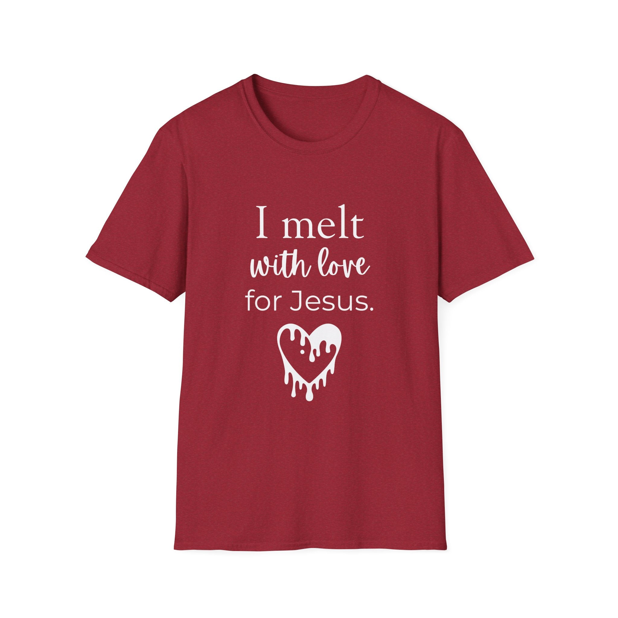 I Melt With Love For Jesus T-Shirt — Christian Faith Tee