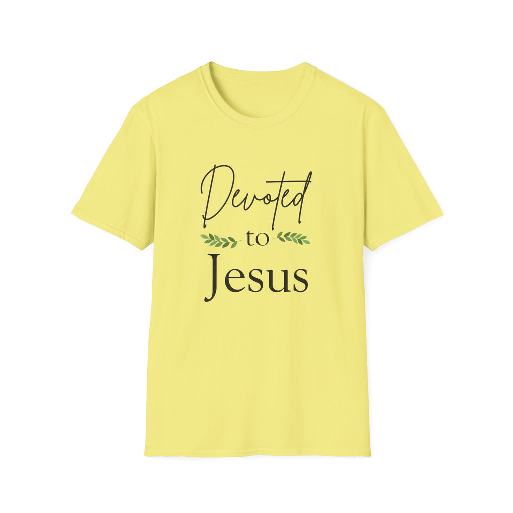 Devoted to Jesus T-Shirt — Faith-Based Christian Tee