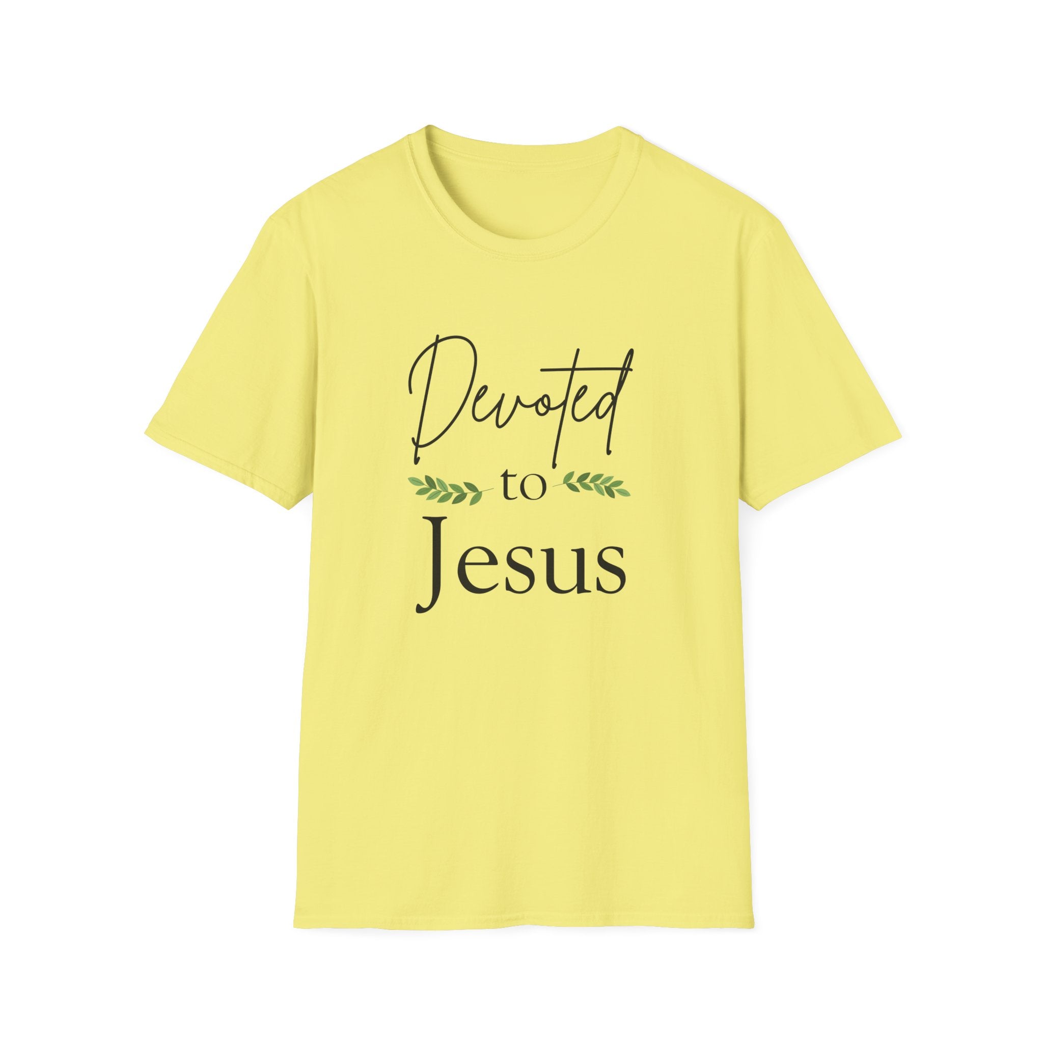 Devoted to Jesus T-Shirt — Faith-Based Christian Tee