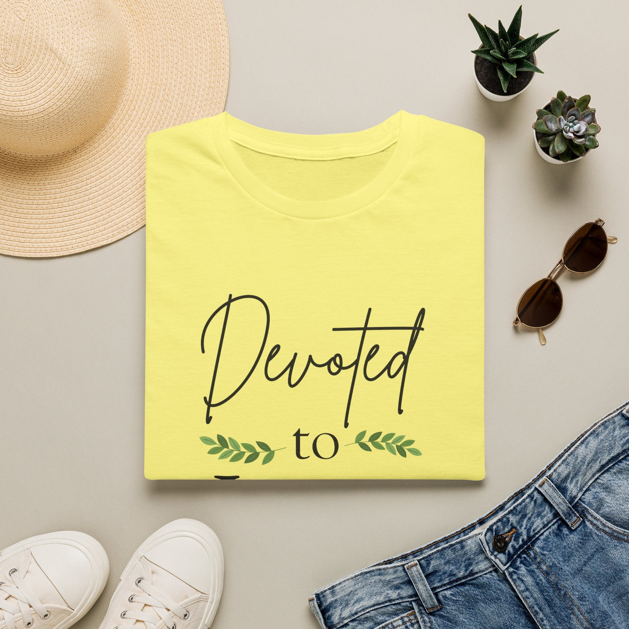 Devoted to Jesus T-Shirt — Faith-Based Christian Tee