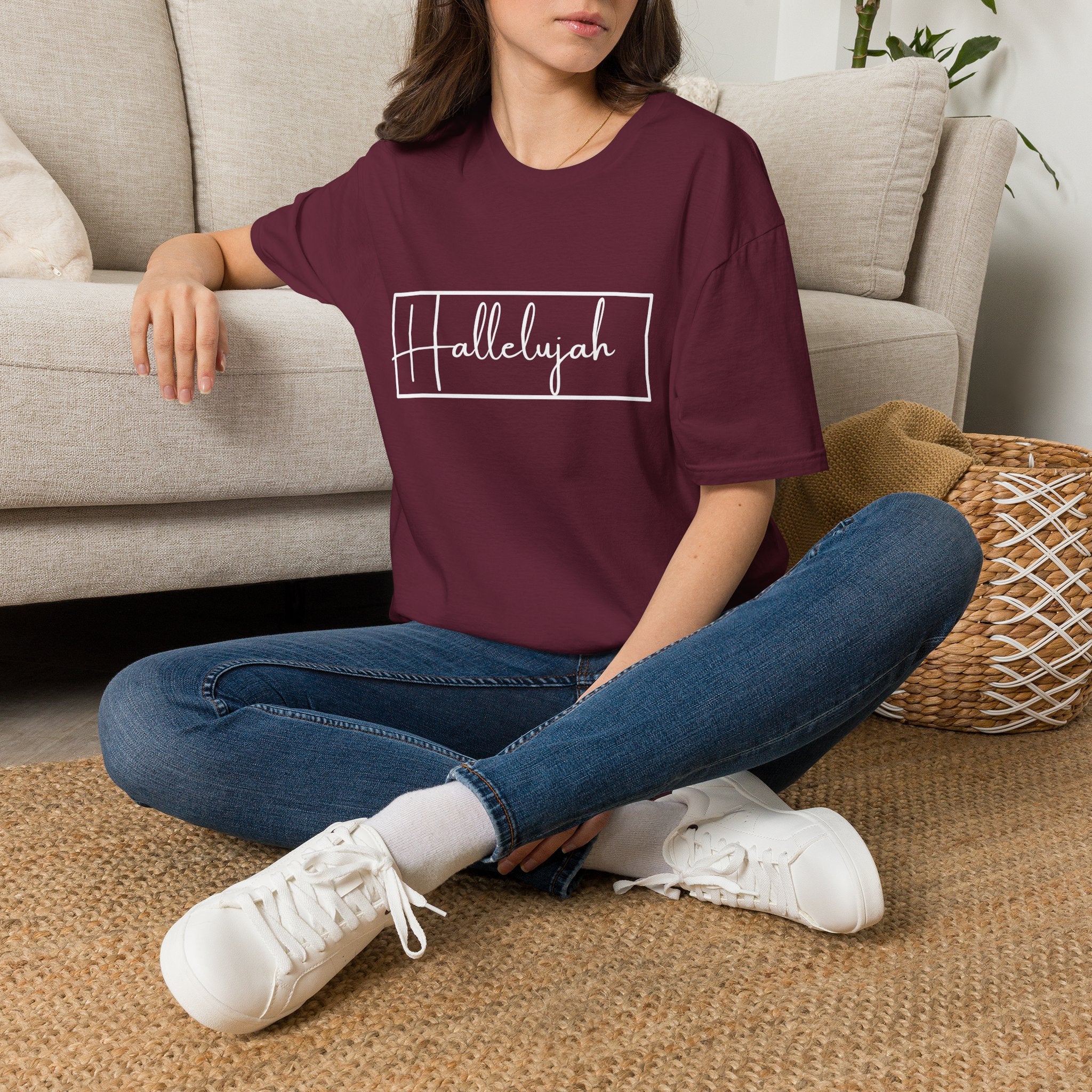 Hallelujah Graphic T-Shirt — Christian Faith Tee for Easter & Everyday