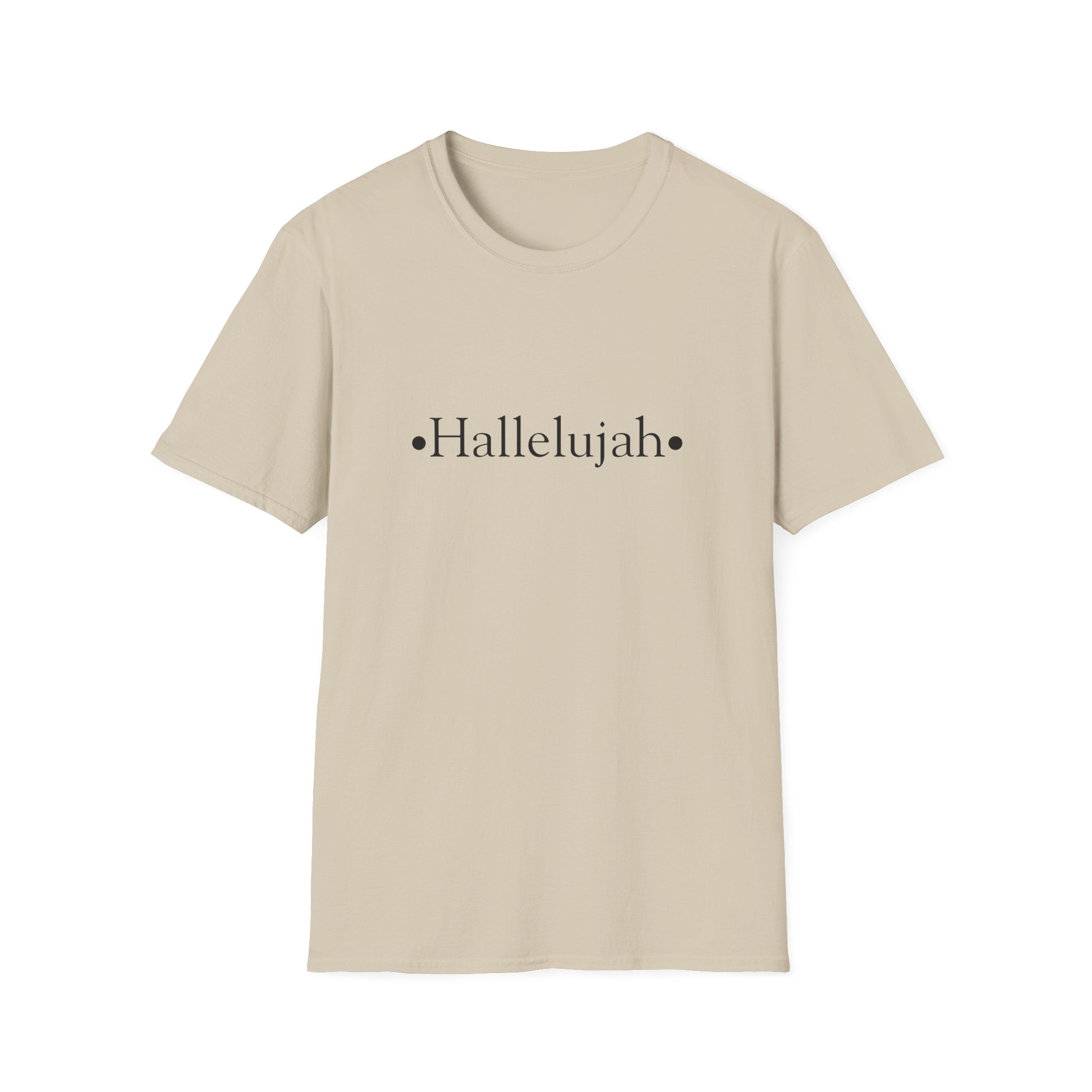 Hallelujah T-Shirt — Minimal Christian Faith Tee