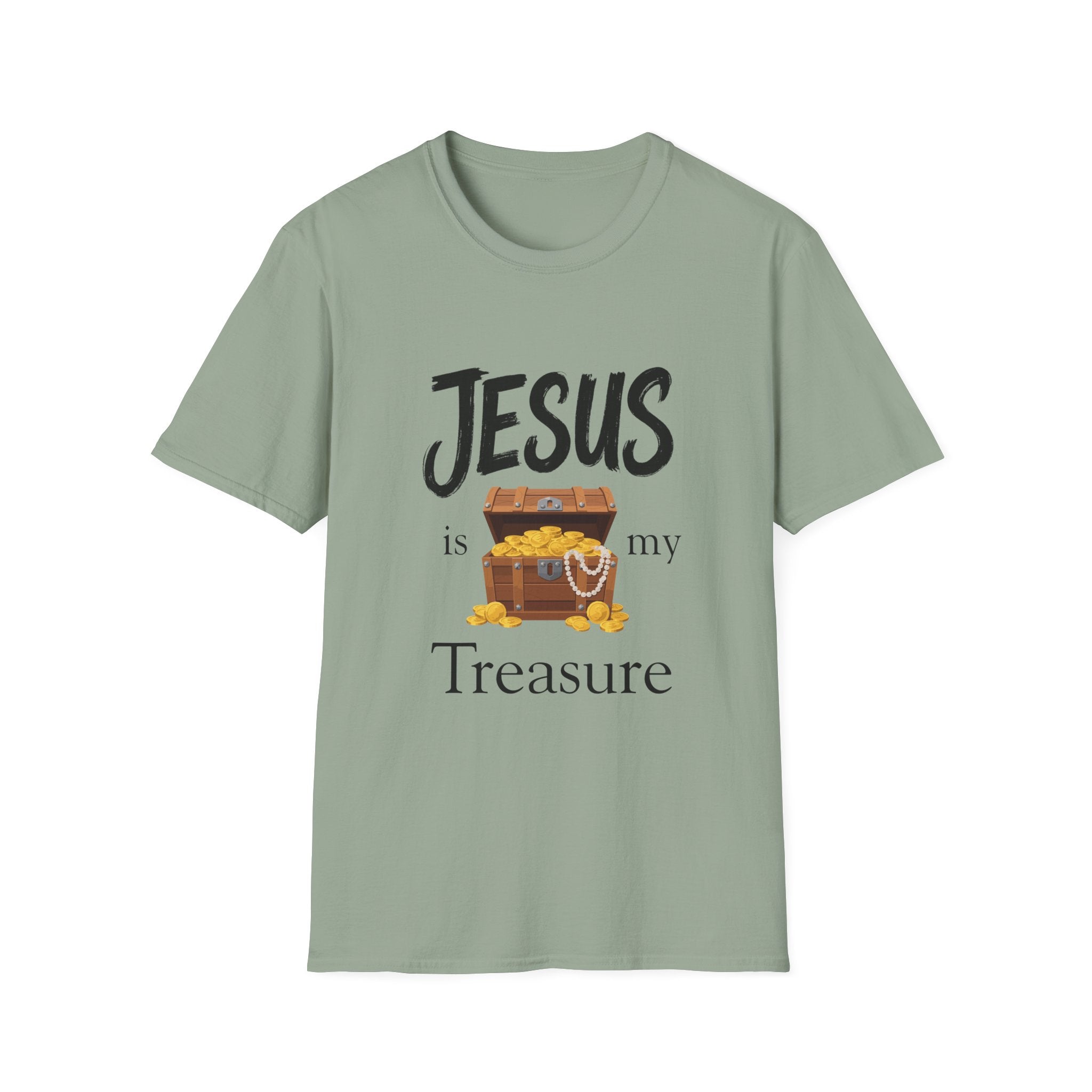 Jesus Is My Treasure T-Shirt — Christian Faith Graphic Tee