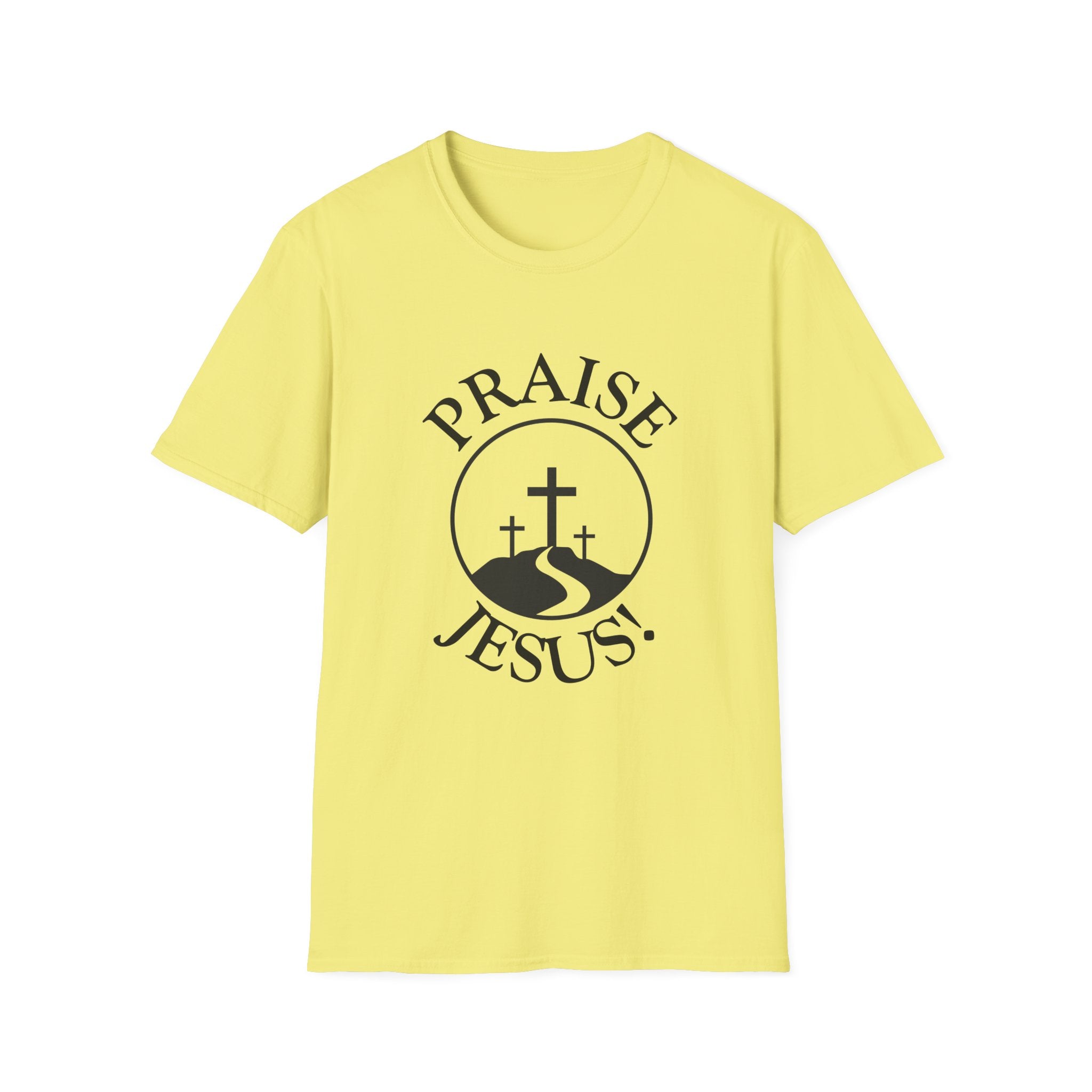 Praise Jesus T‑Shirt — Christian Faith Cross Tee