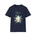 Forgiven Floral Cross T-Shirt | Watercolor Flower Christian Faith Tee