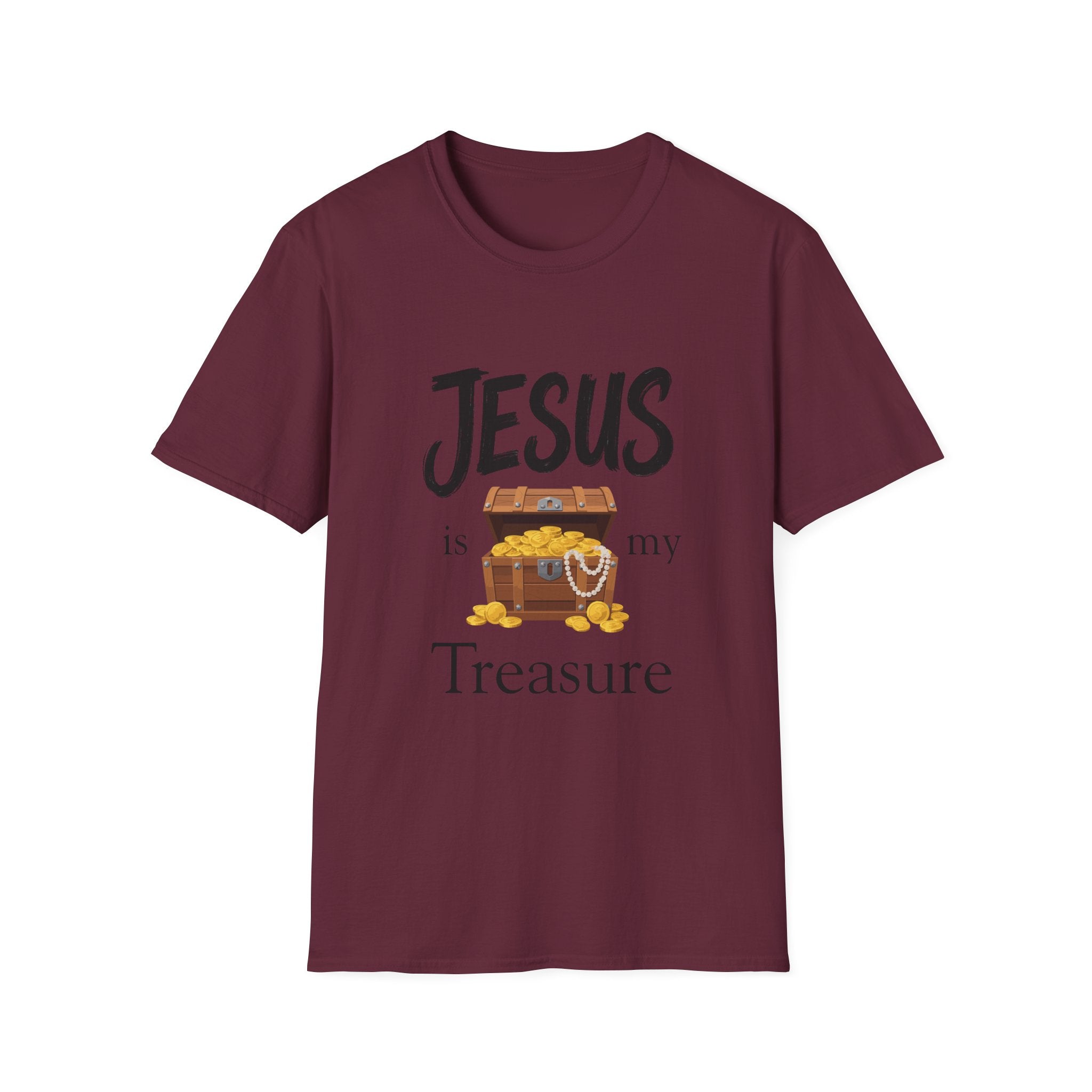 Jesus Is My Treasure T-Shirt — Christian Faith Graphic Tee