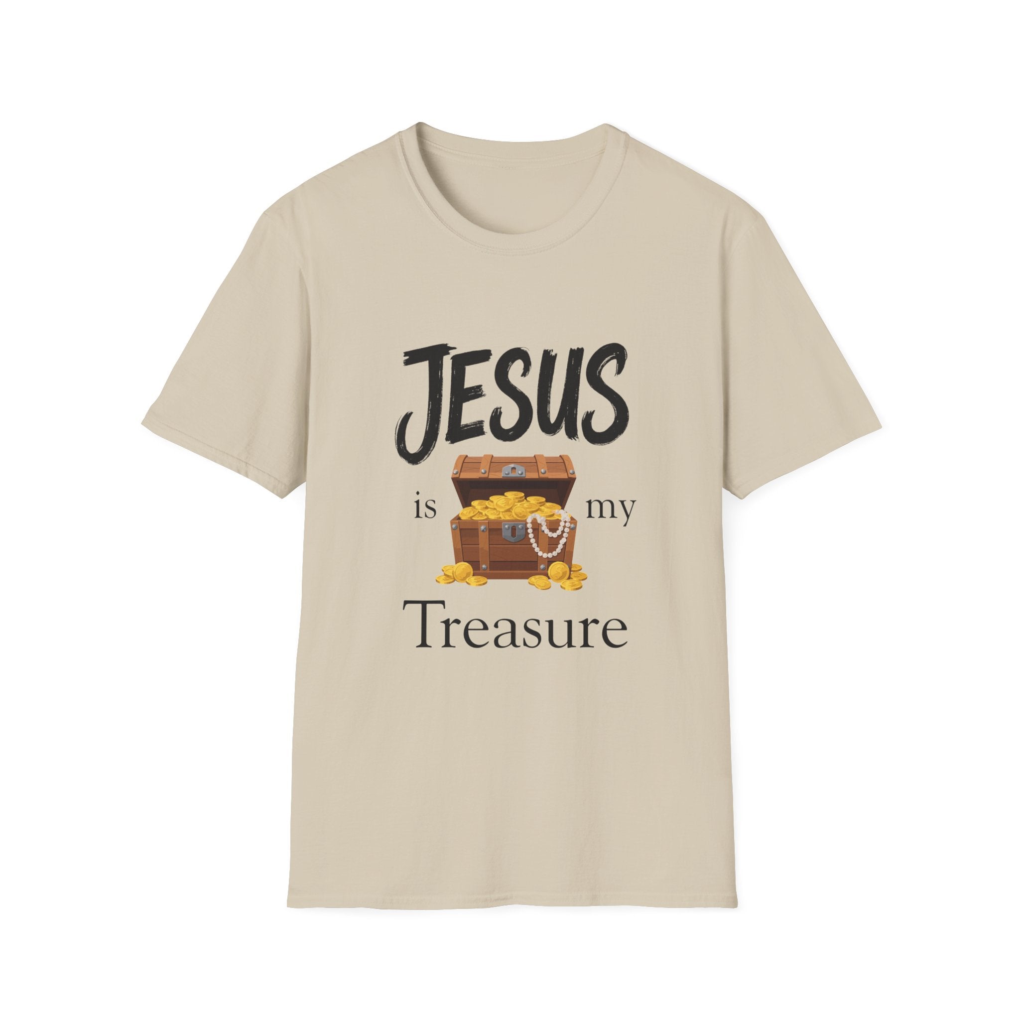 Jesus Is My Treasure T-Shirt — Christian Faith Graphic Tee