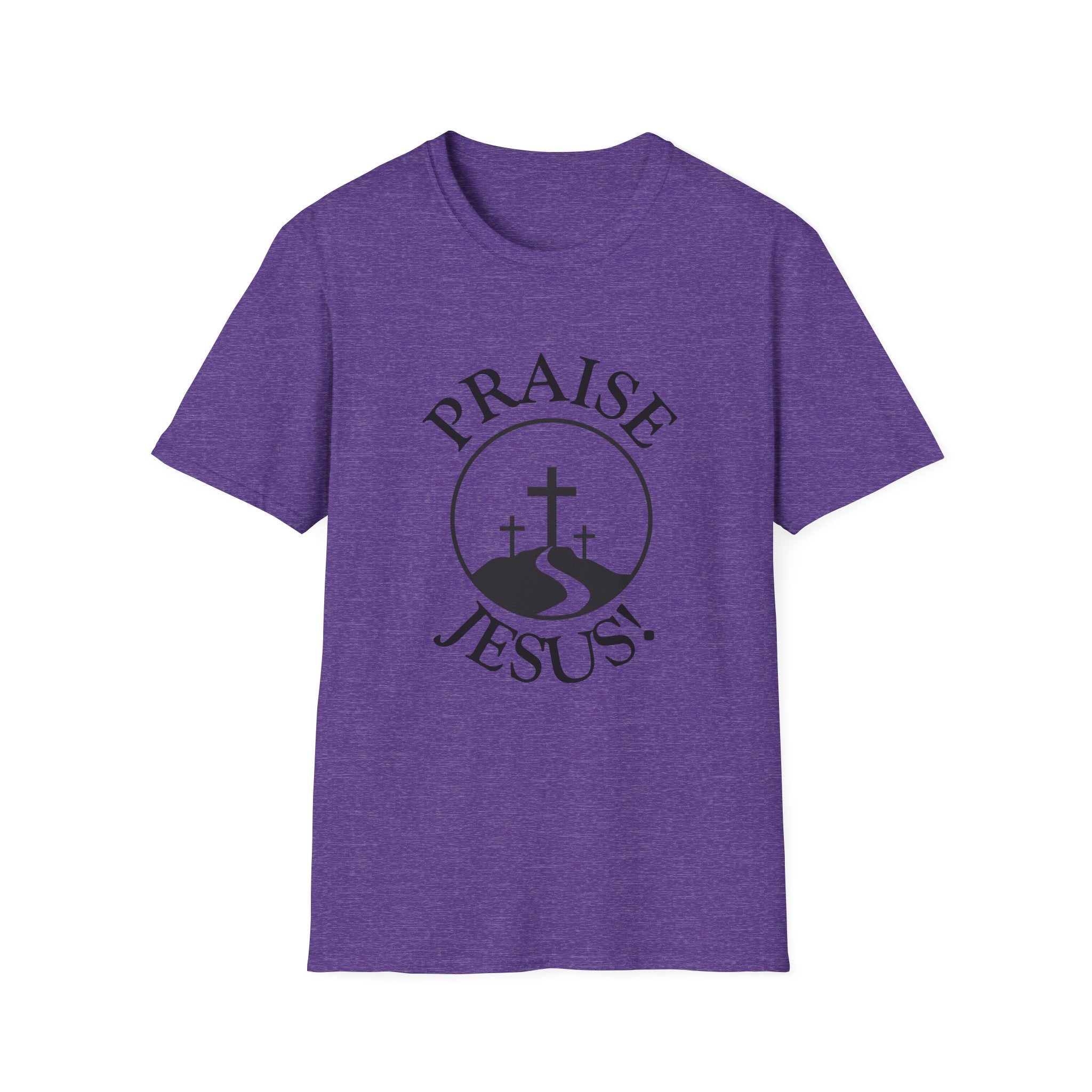 Praise Jesus T‑Shirt — Christian Faith Cross Tee