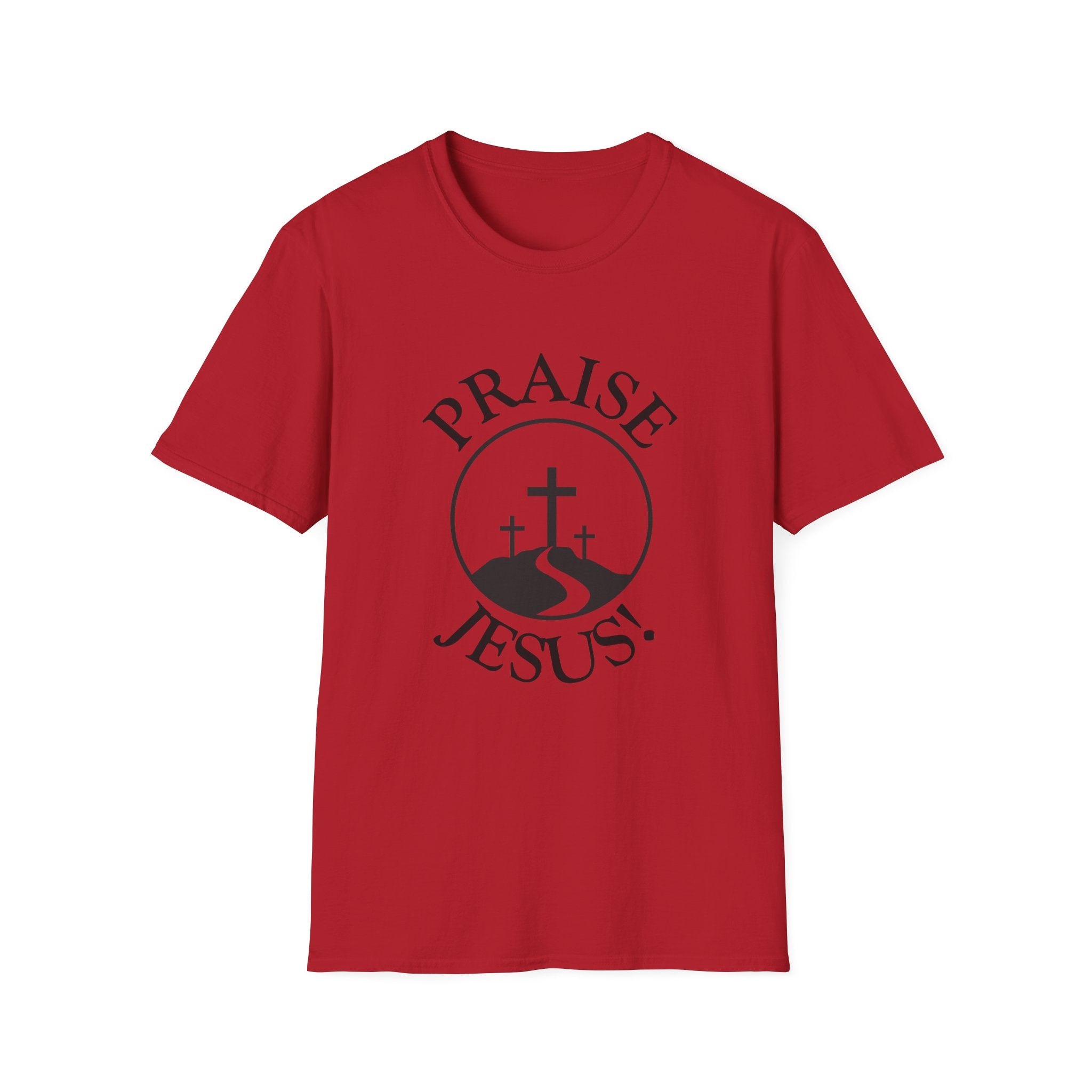 Praise Jesus T‑Shirt — Christian Faith Cross Tee