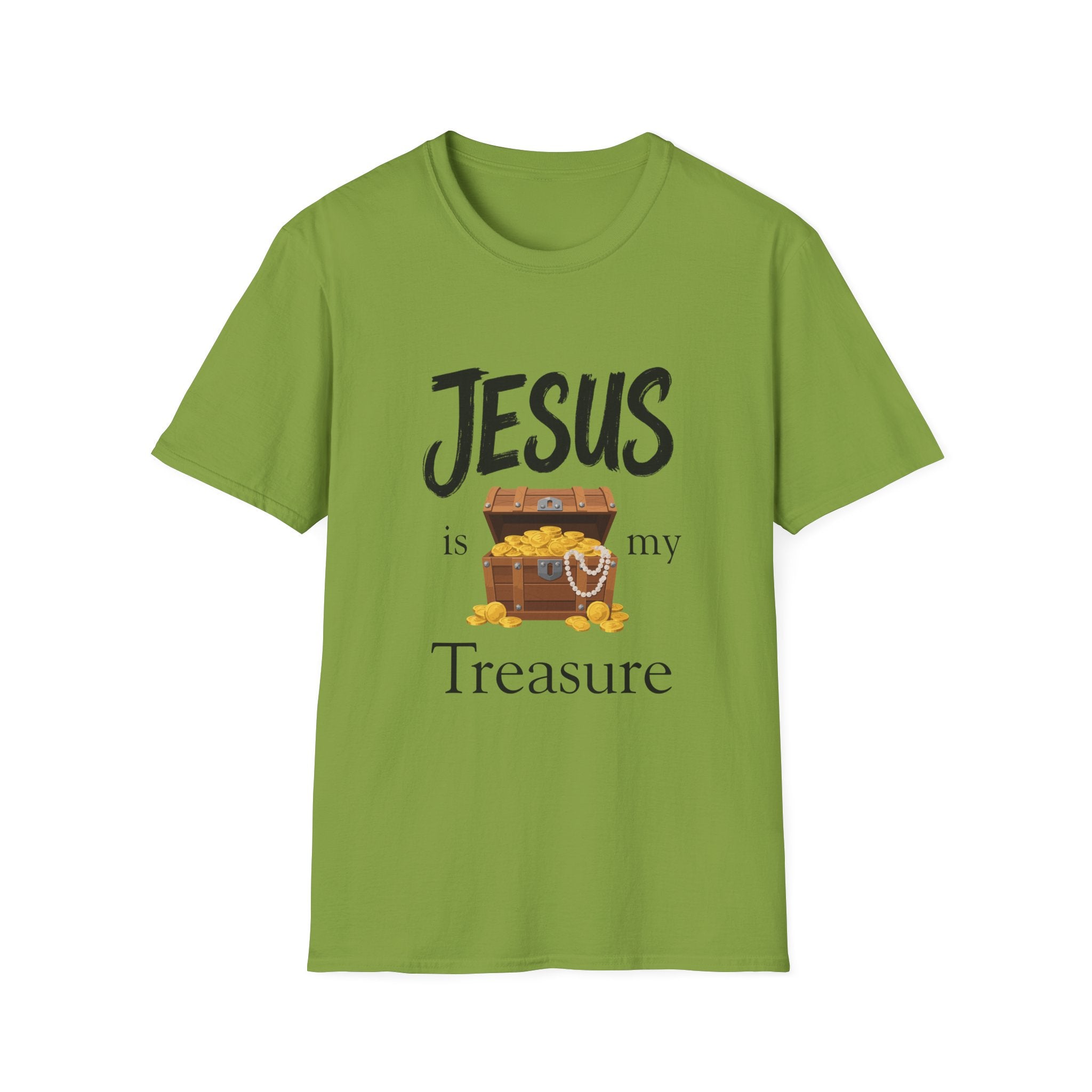 Jesus Is My Treasure T-Shirt — Christian Faith Graphic Tee