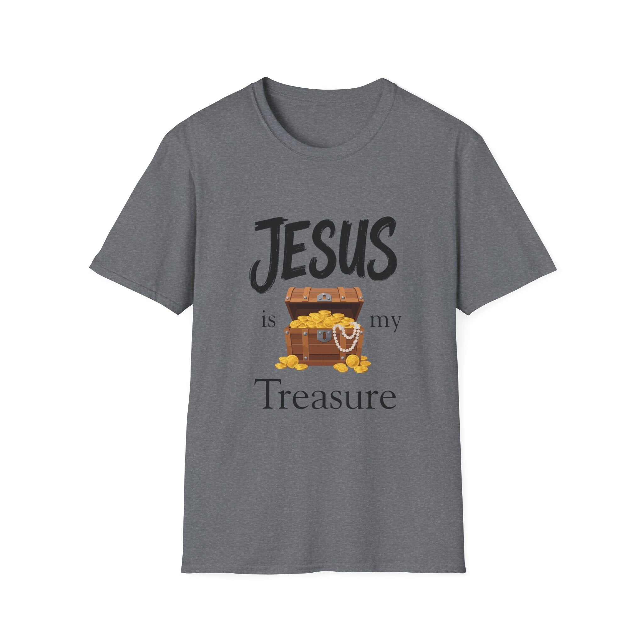 Jesus Is My Treasure T-Shirt — Christian Faith Graphic Tee