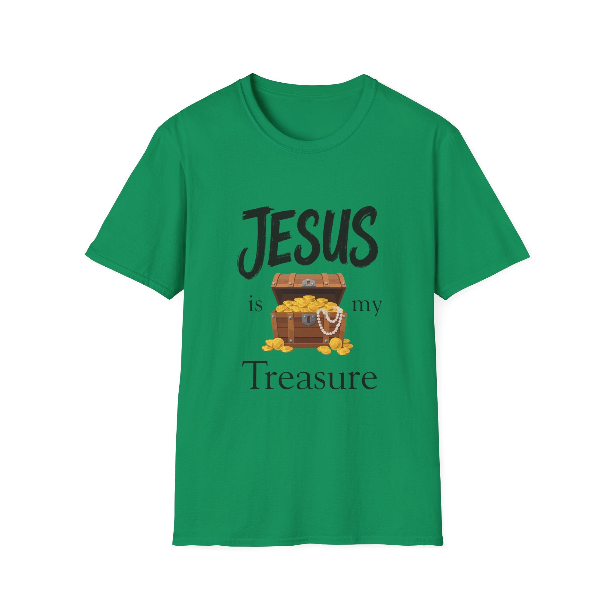 Jesus Is My Treasure T-Shirt — Christian Faith Graphic Tee
