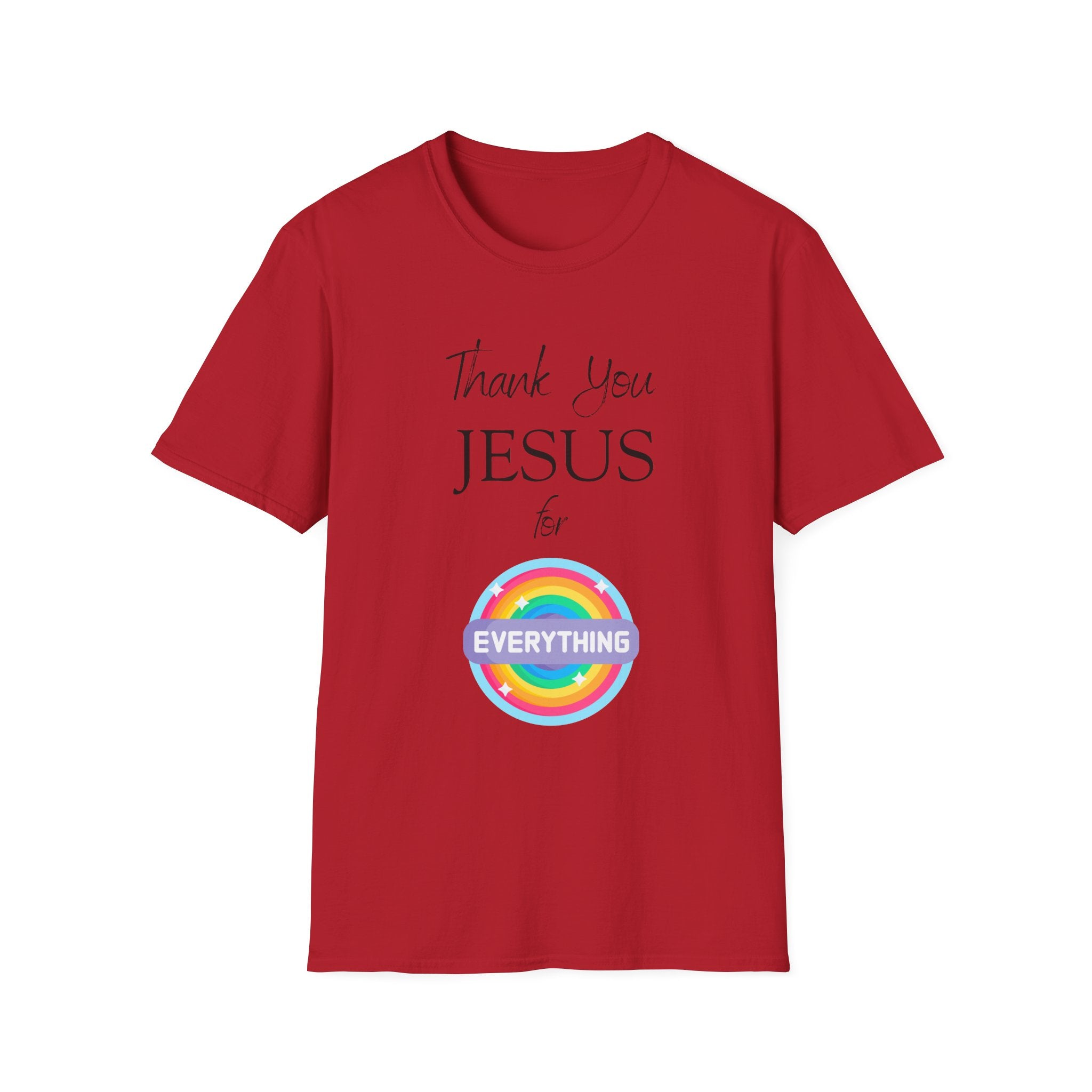 Thank You Jesus For Everything T-Shirt | Christian Faith Tee