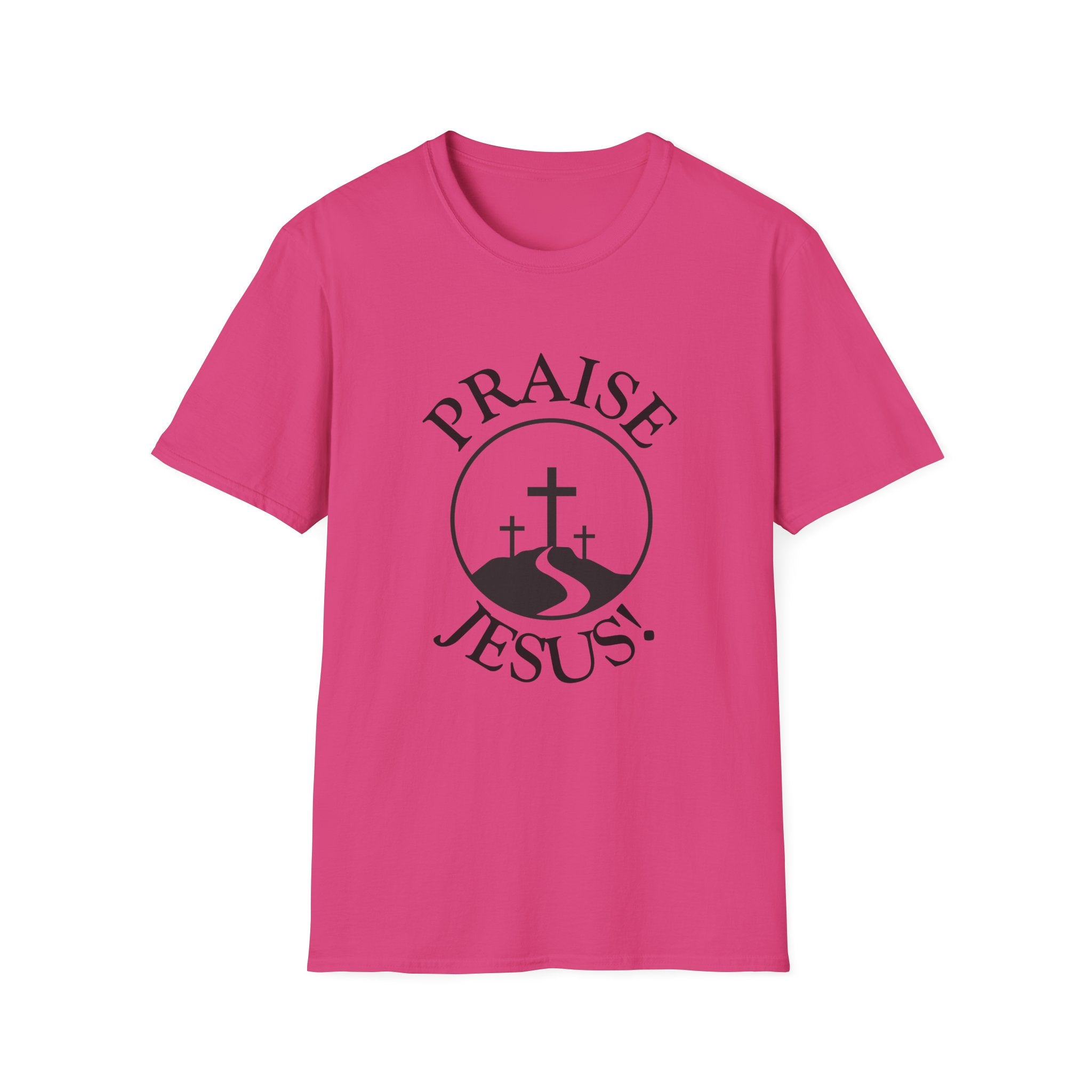 Praise Jesus T‑Shirt — Christian Faith Cross Tee