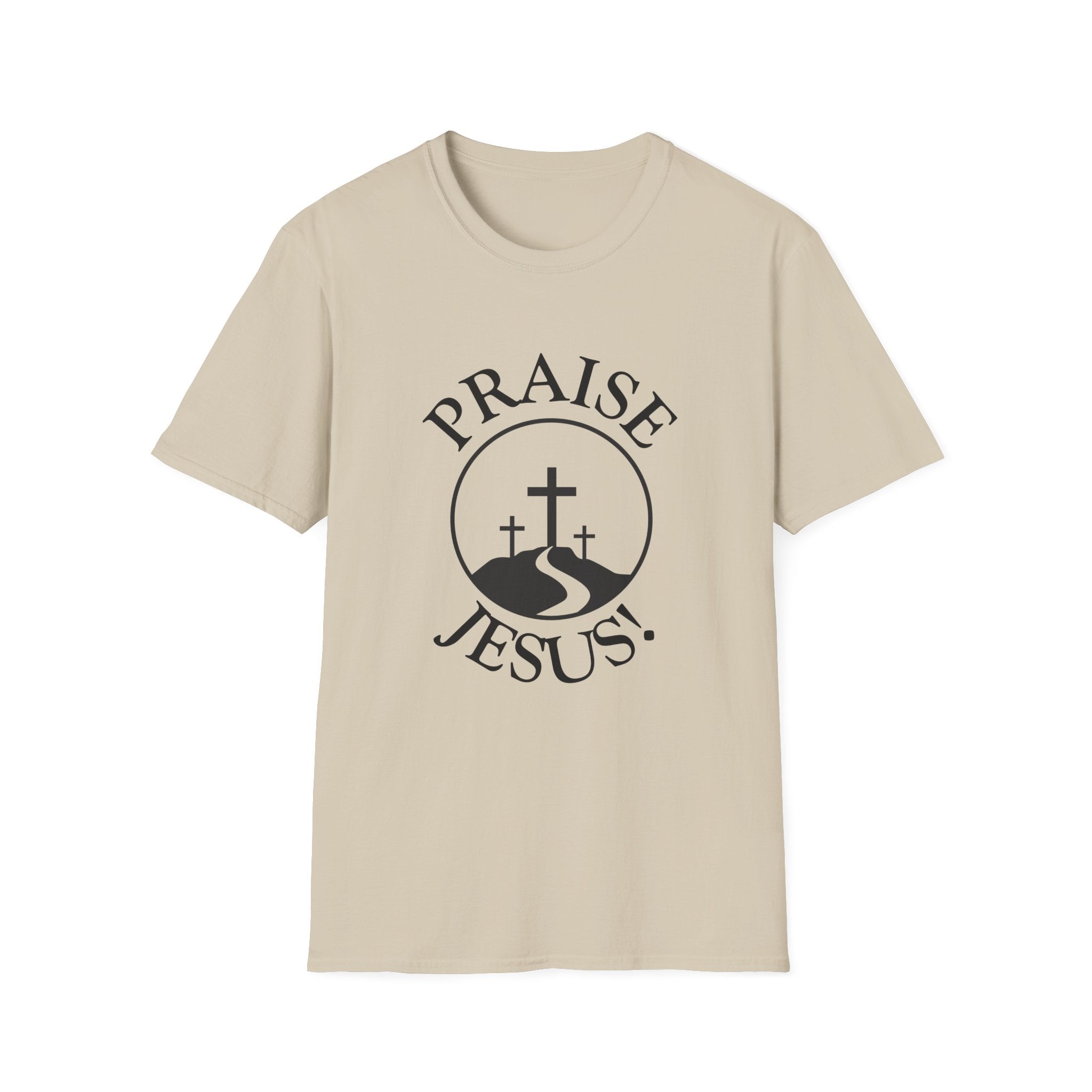 Praise Jesus T‑Shirt — Christian Faith Cross Tee