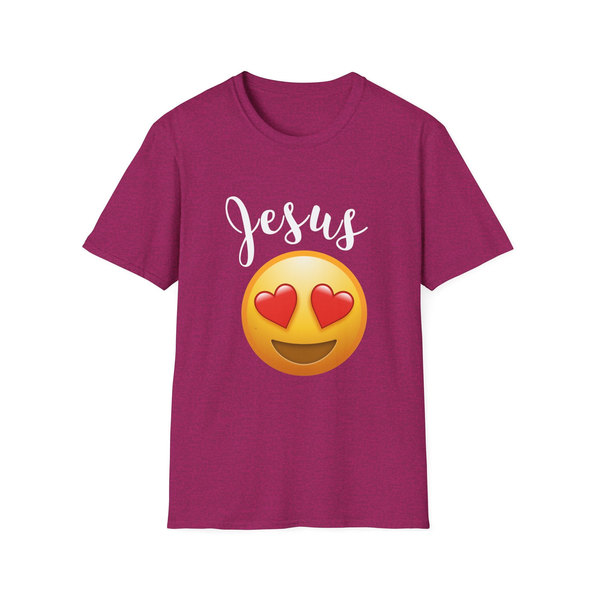 Heart Eyes for Jesus Emoji T-Shirt — Love Reaction Tee