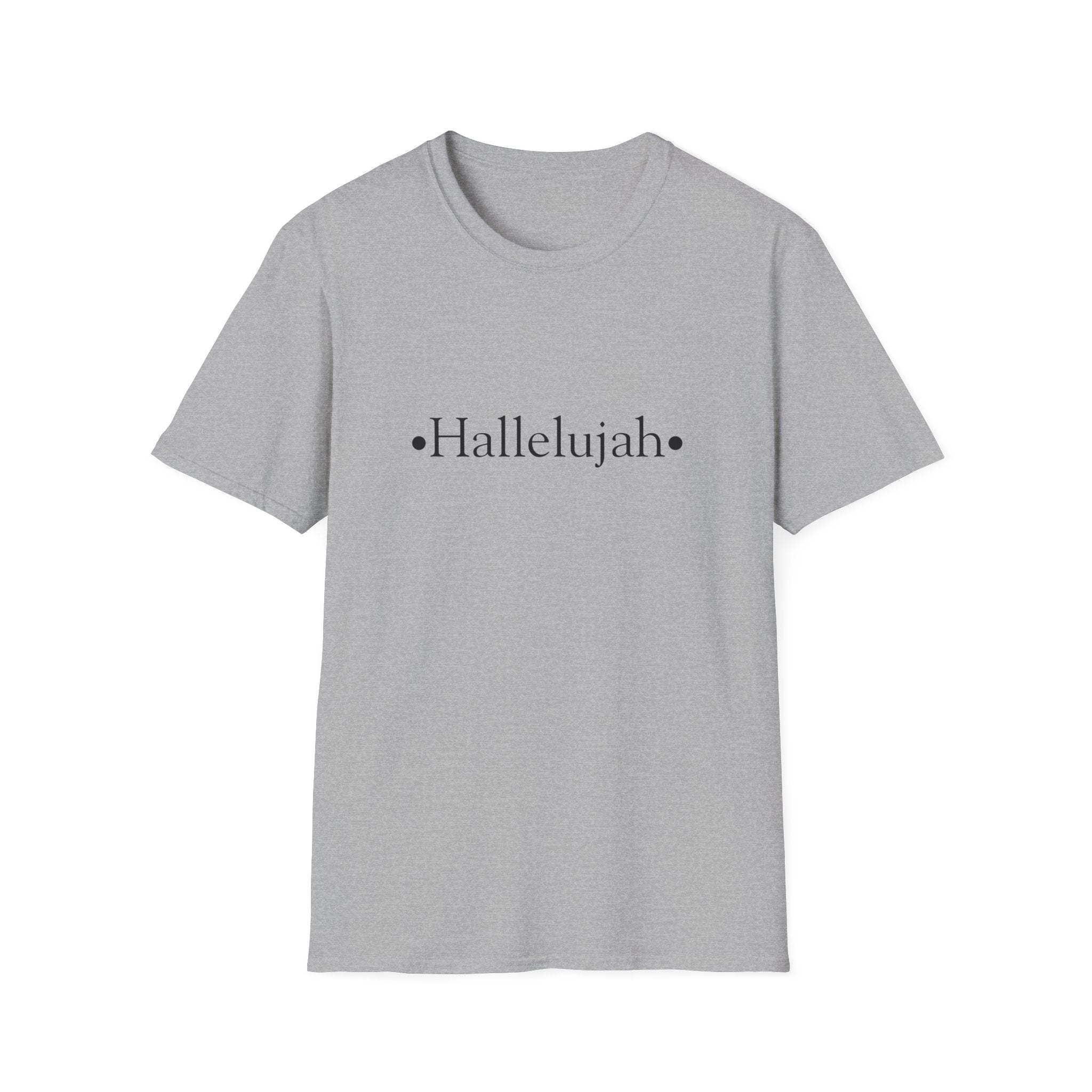 Hallelujah T-Shirt — Minimal Christian Faith Tee