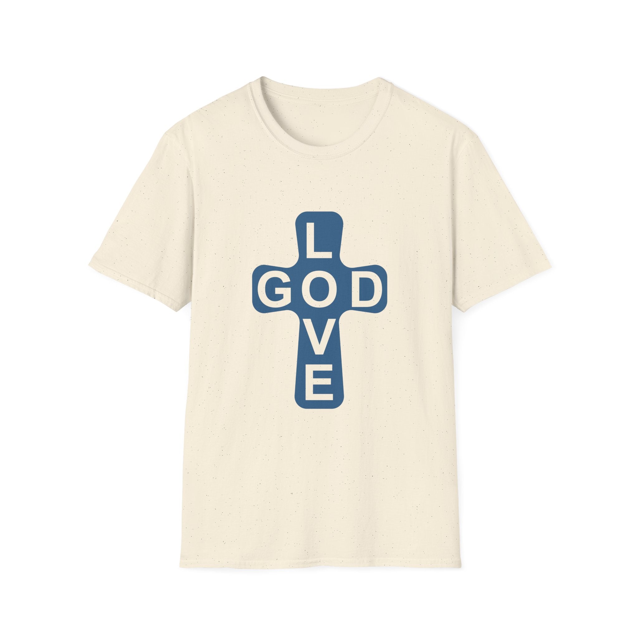 Love God Cross T-Shirt — Christian Faith Tee