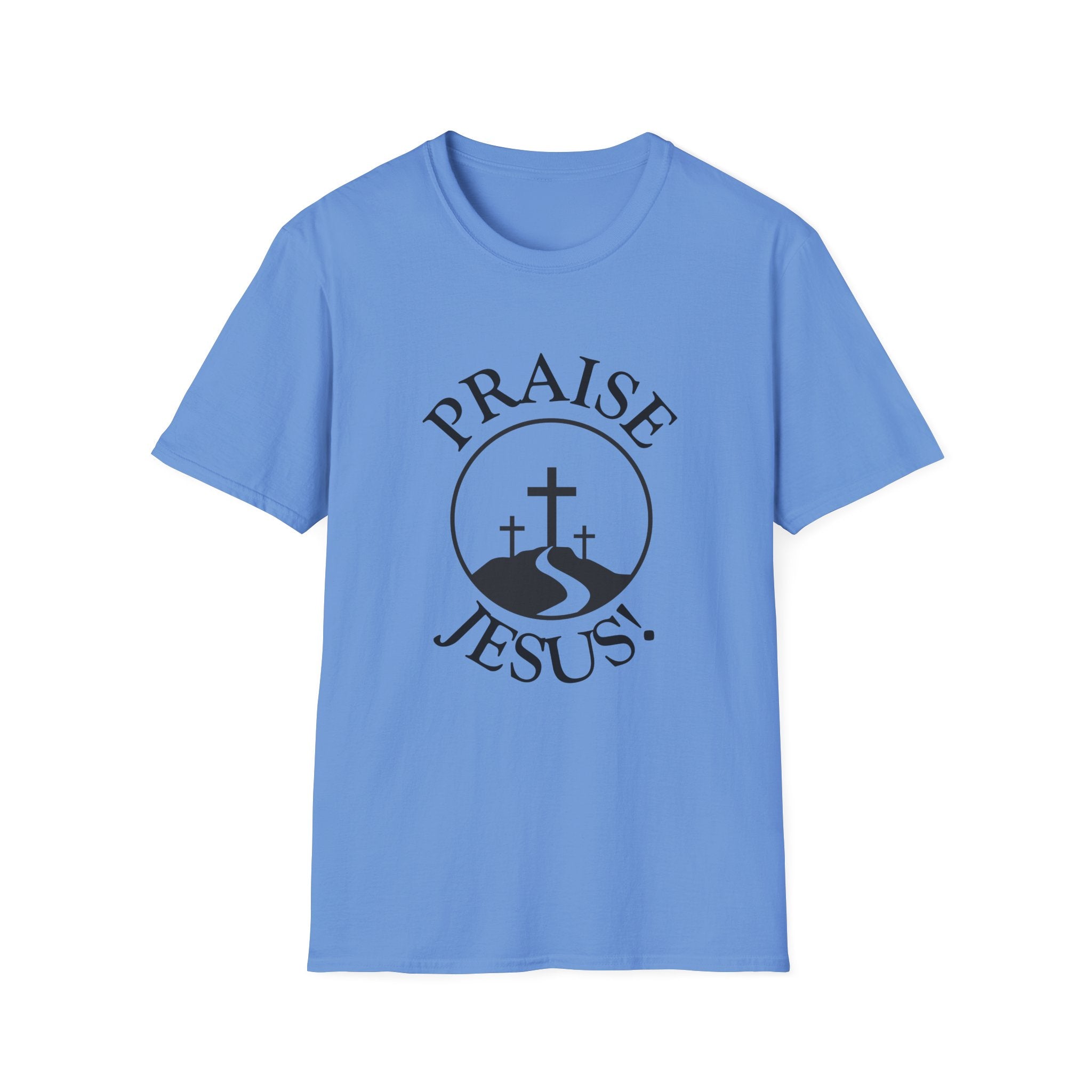 Praise Jesus T‑Shirt — Christian Faith Cross Tee