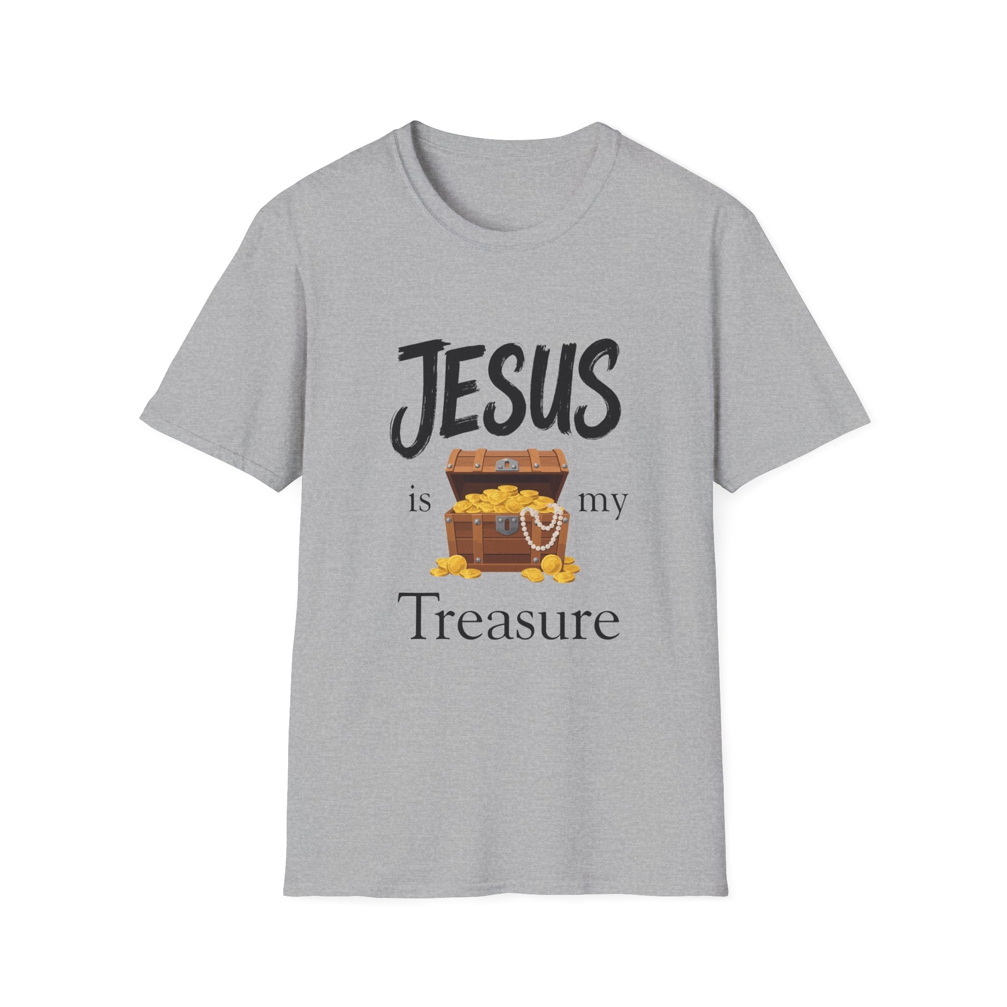 Jesus Is My Treasure T-Shirt — Christian Faith Graphic Tee
