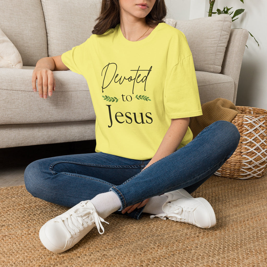 Devoted to Jesus T-Shirt — Faith-Based Christian Tee