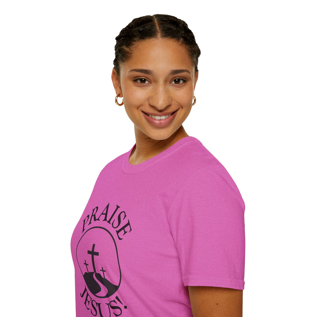 Praise Jesus T‑Shirt — Christian Faith Cross Tee