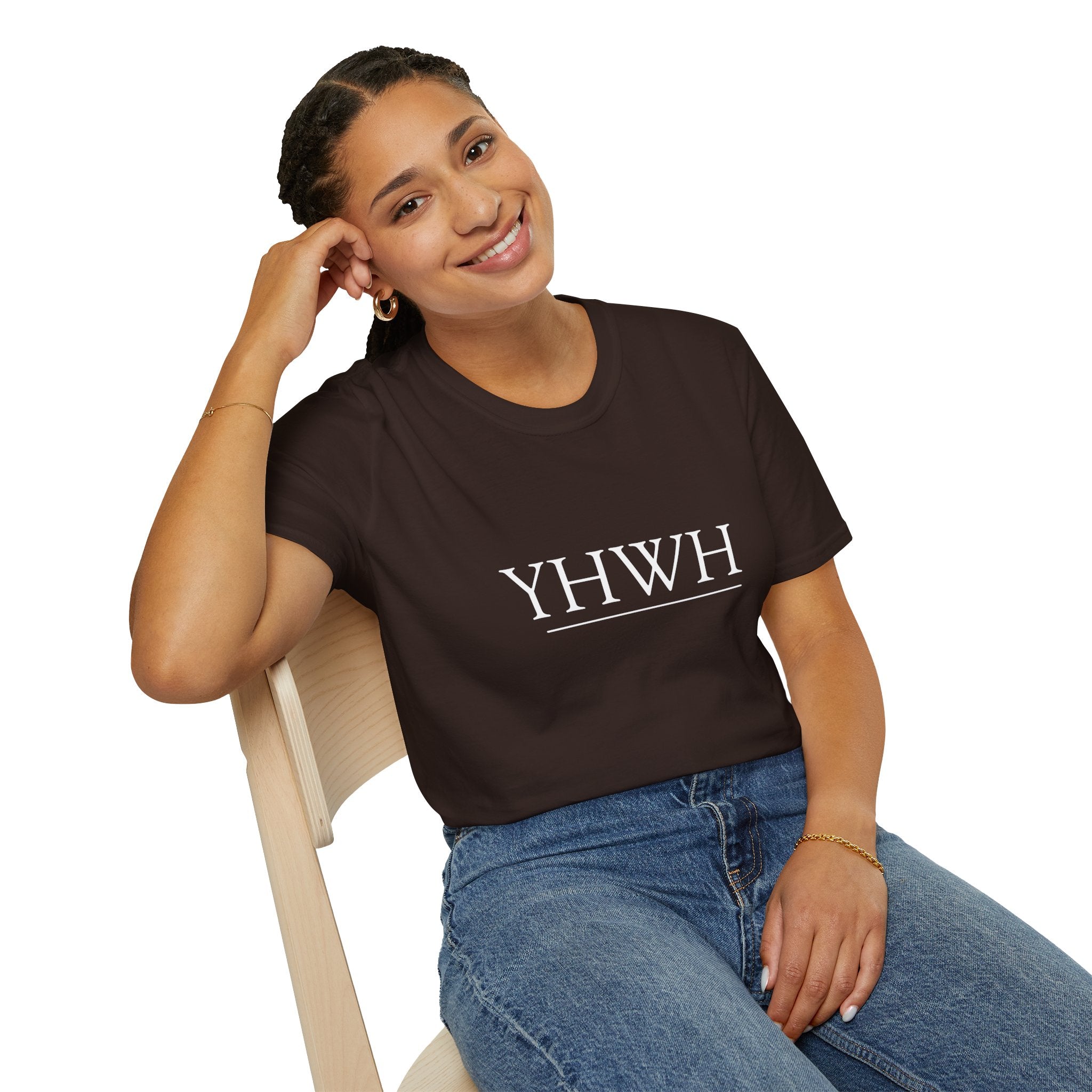 YHWH Faith T-Shirt — Minimalist Christian Scripture Tee
