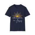 Grateful for Jesus Sunrise T-Shirt | Yellow Half Sun Graphic, Jesus Tee