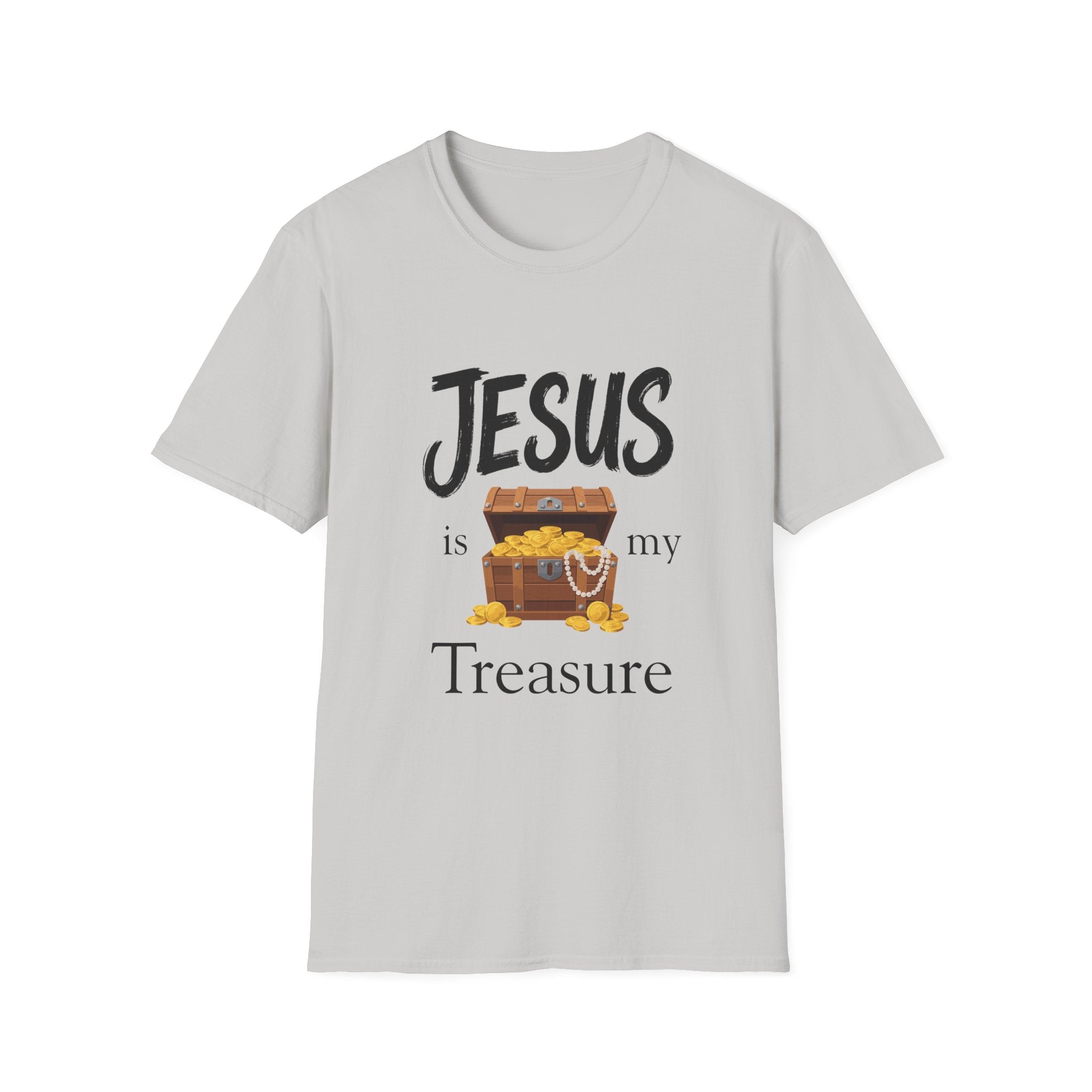 Jesus Is My Treasure T-Shirt — Christian Faith Graphic Tee
