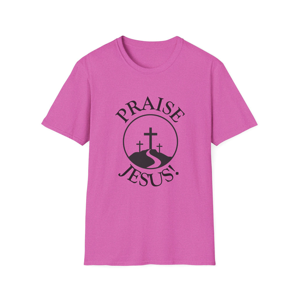 Praise Jesus T‑Shirt — Christian Faith Cross Tee