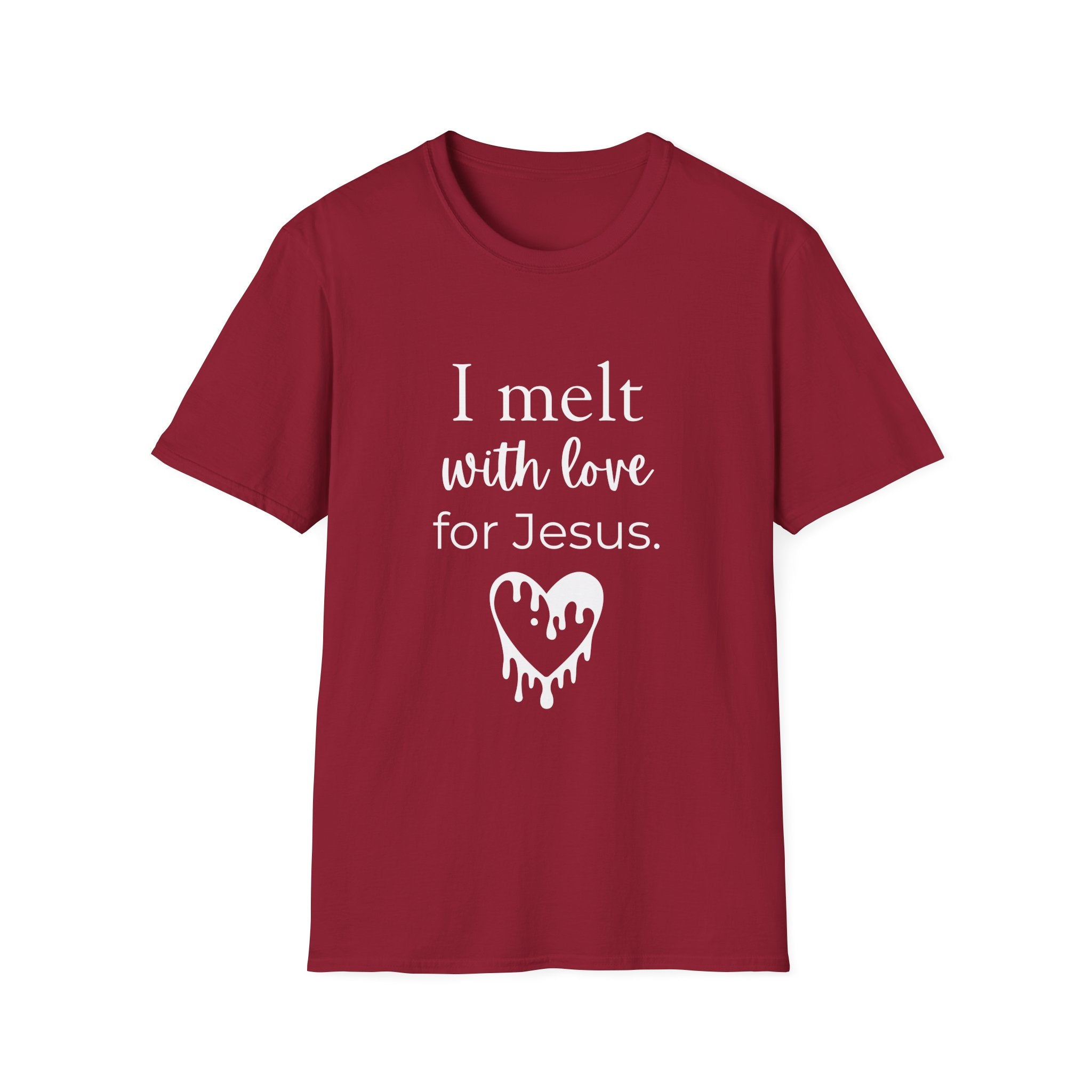 I Melt With Love For Jesus T-Shirt — Christian Faith Tee