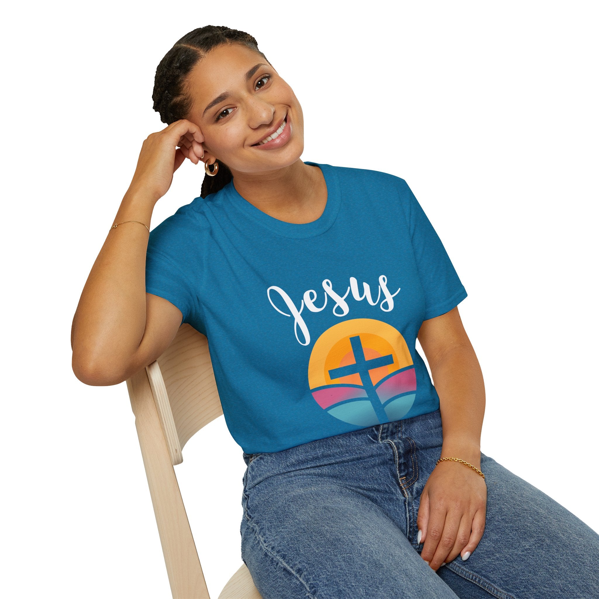 Sunrise Cross T-Shirt | Christian Faith graphic tee