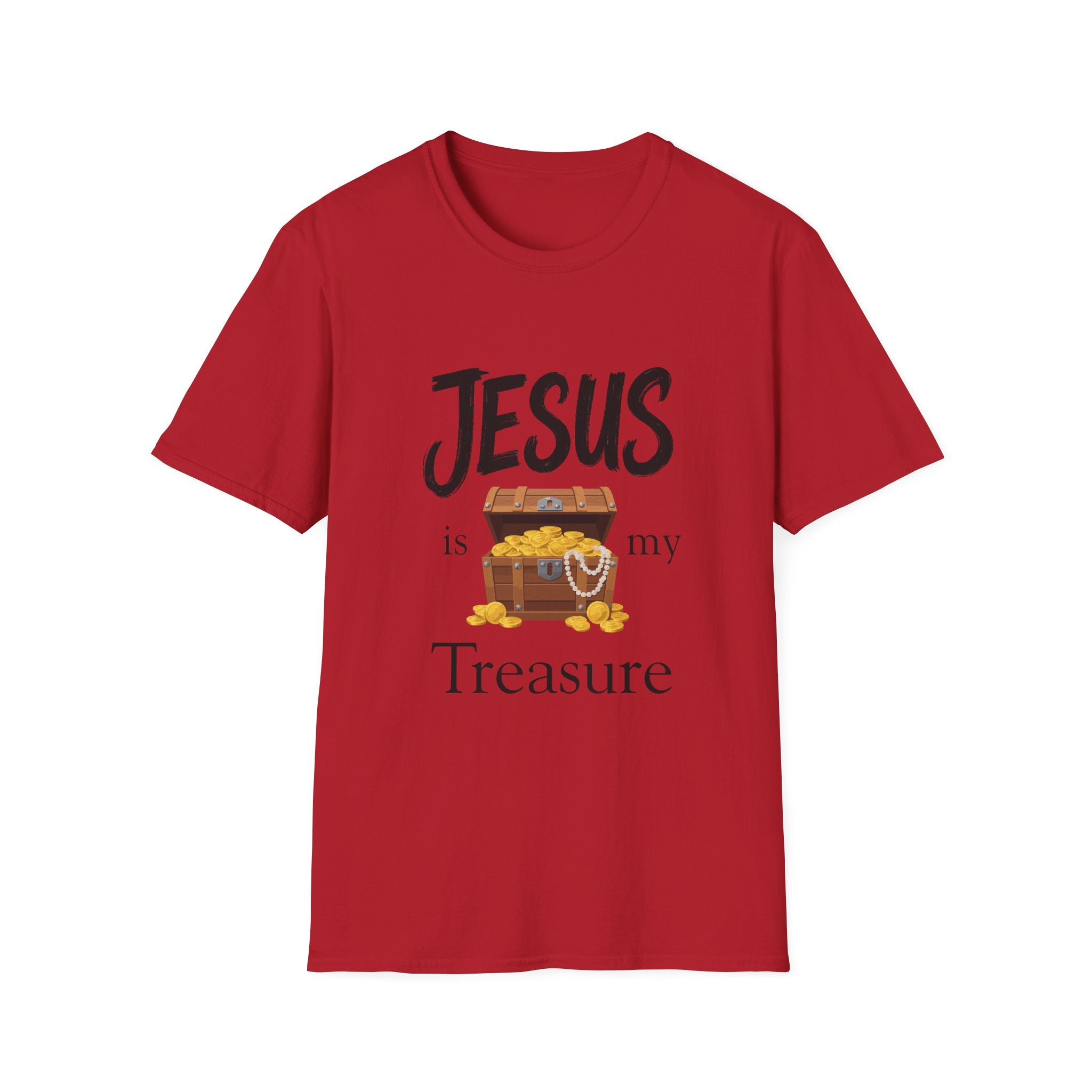 Jesus Is My Treasure T-Shirt — Christian Faith Graphic Tee